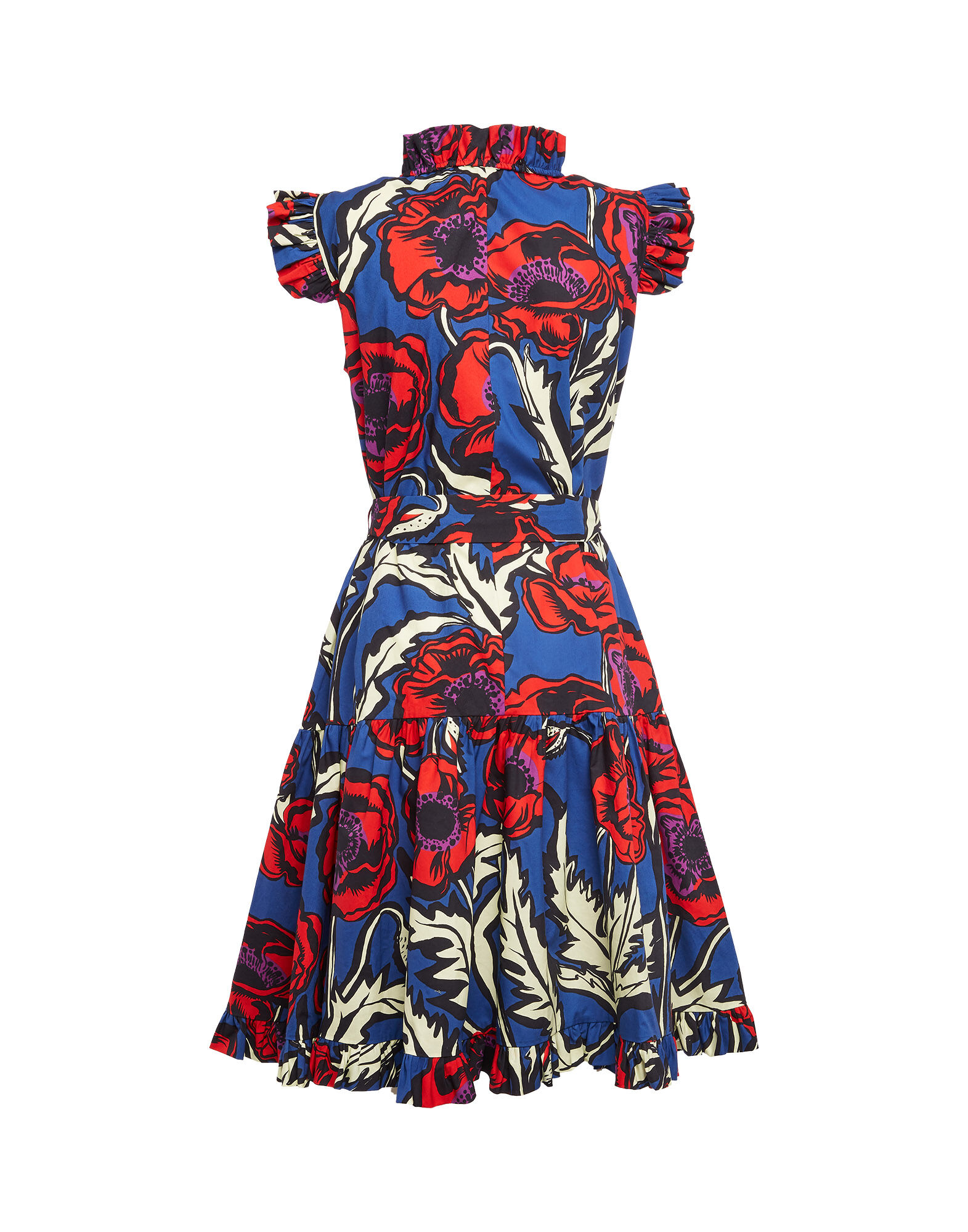 LaDoubleJ Short And Sassy Dress Big Blooms DRE0003COT001PFI0001