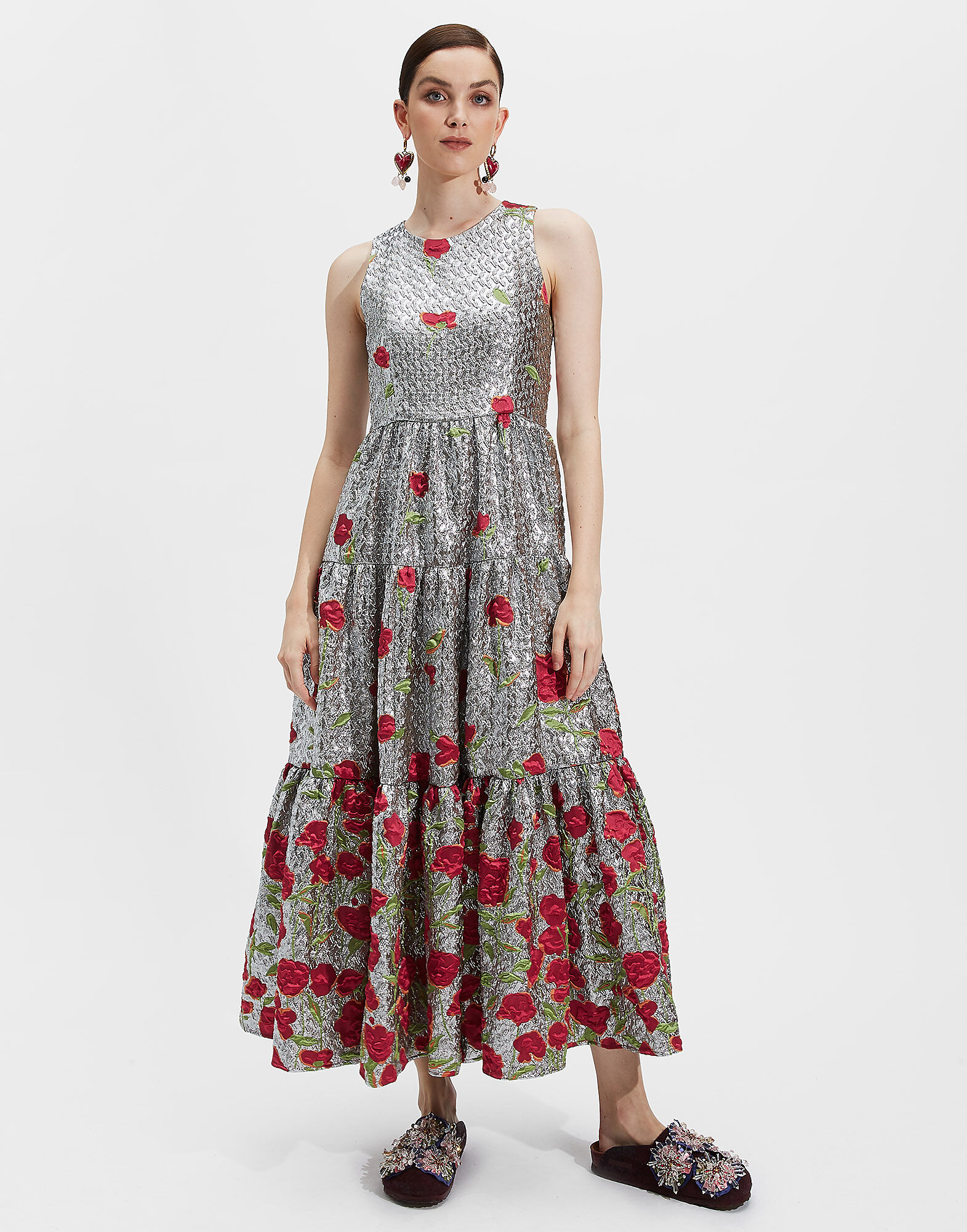 LaDoubleJ Sleeveless Big Dress Giverny DRE0185JAC021GIV0001