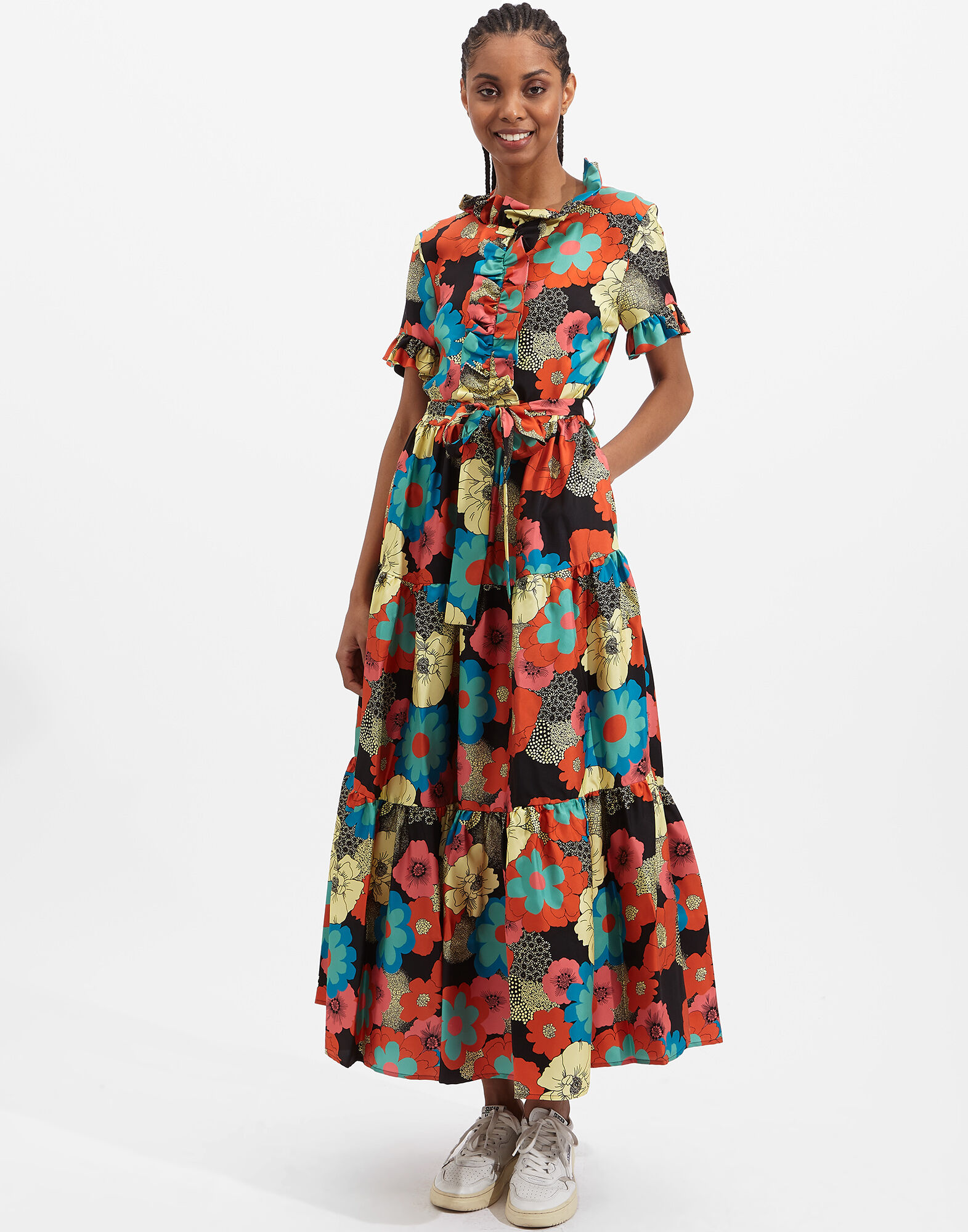 La DoubleJ Long And Sassy Dress Ice Poppy DRE0017SIL001ICP0001