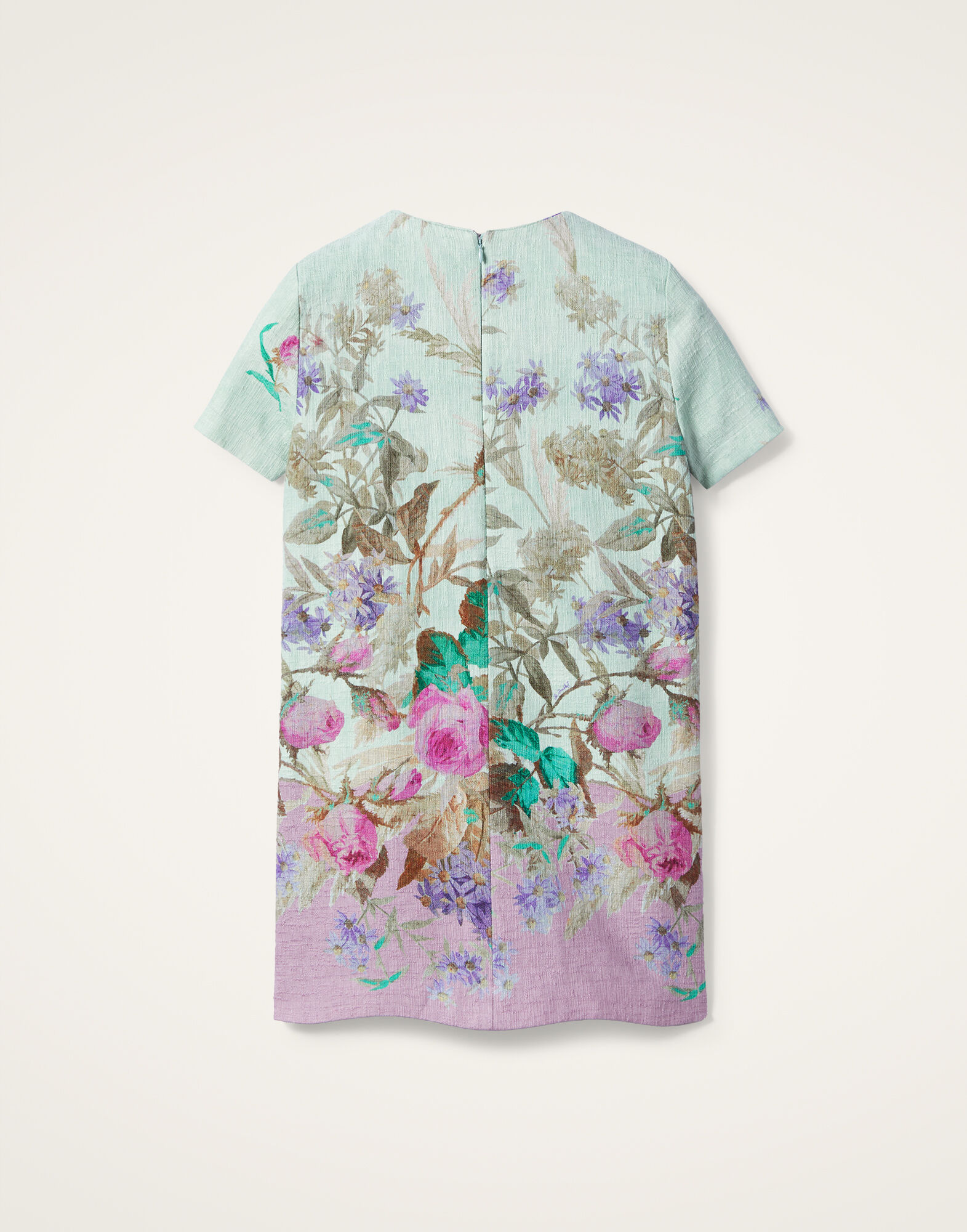 La DoubleJ Mini Swing Dress Heath Plac&eacute;e Mint DRE0658COT005HEA02GR11