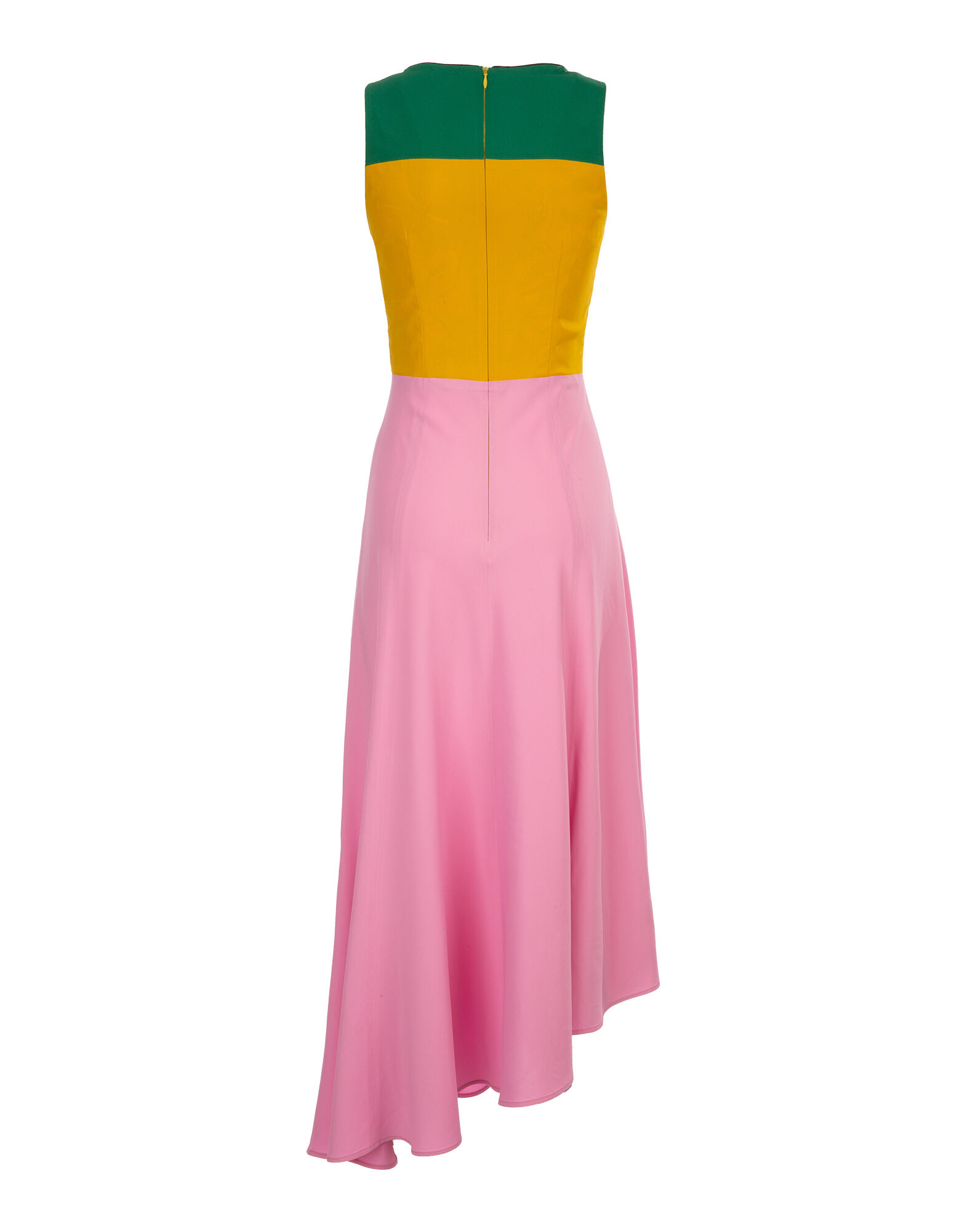 LaDoubleJ Sleeveless Pina Dress Solid Pink DRE0079VIS002ROS0002