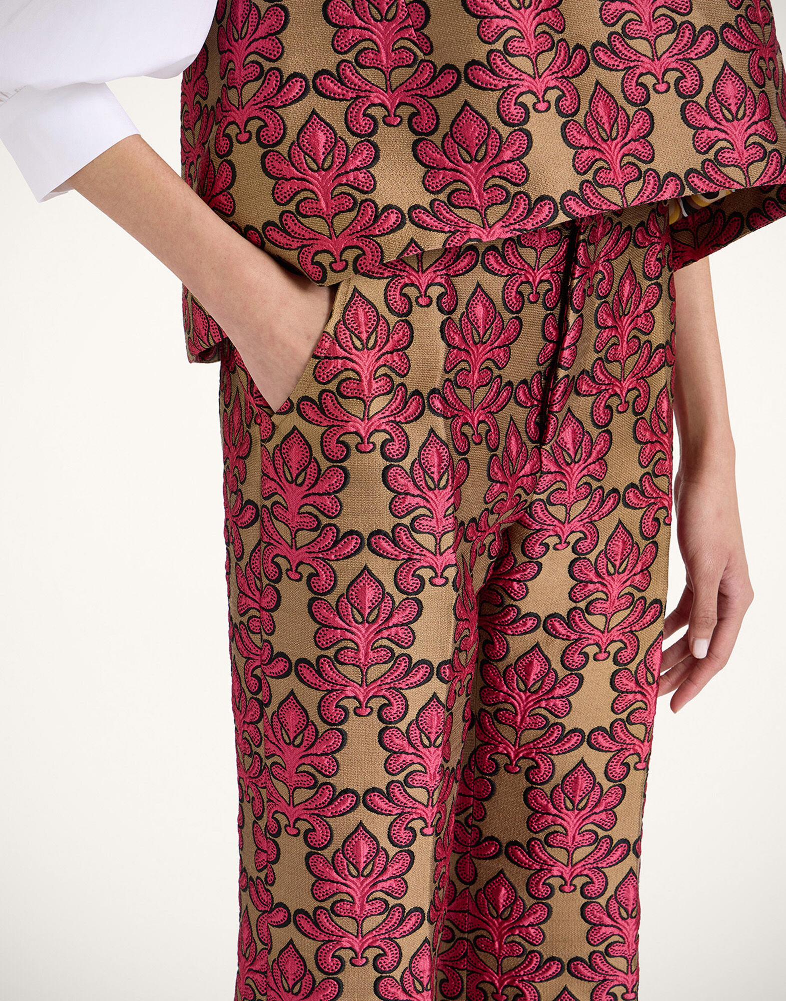 La DoubleJ Hendrix Pants Herald Fuchsia TRO0014JCQ094HRL01PI03