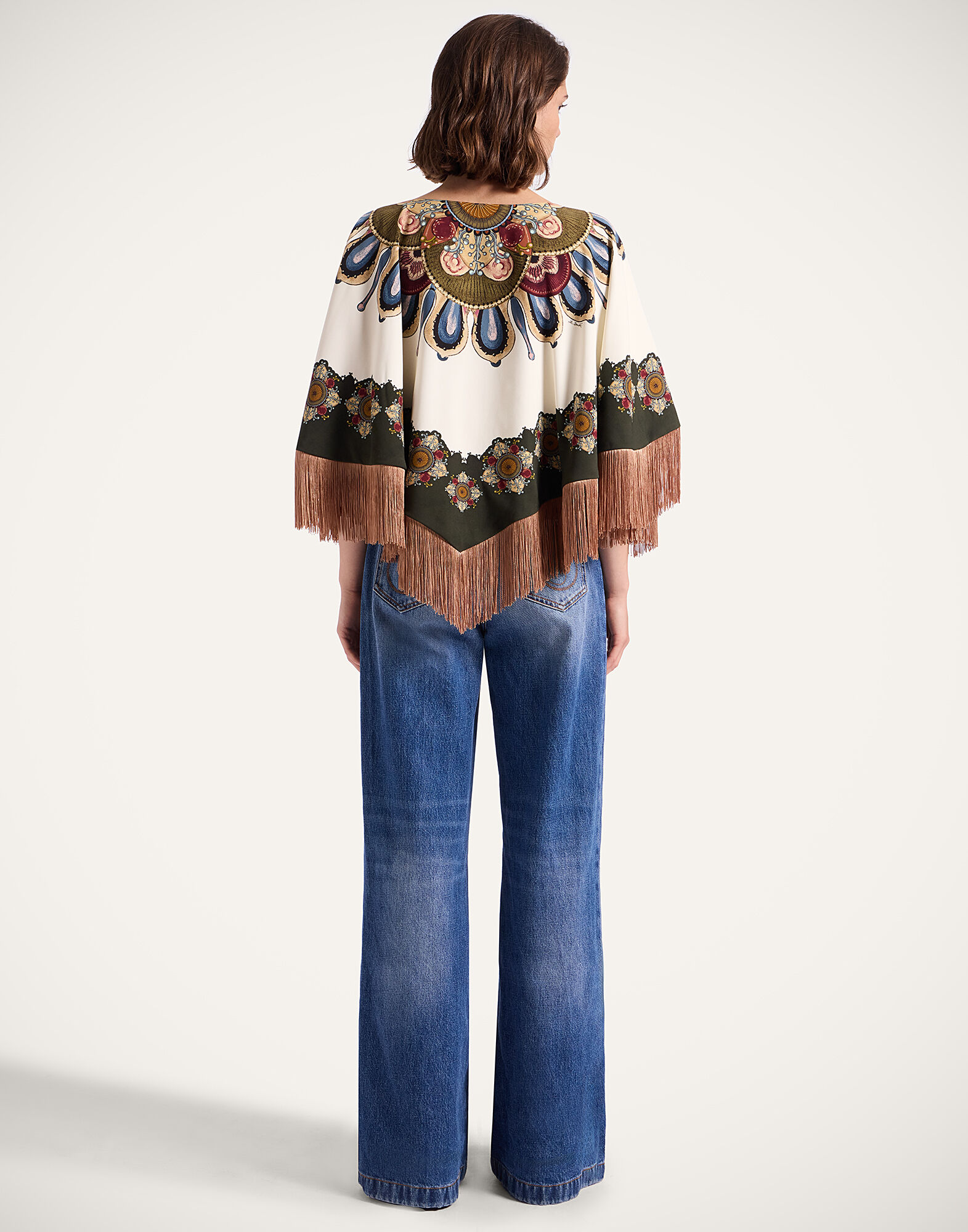 La DoubleJ Flare Jeans Blue TRO0096DEN006SOLIDBU03