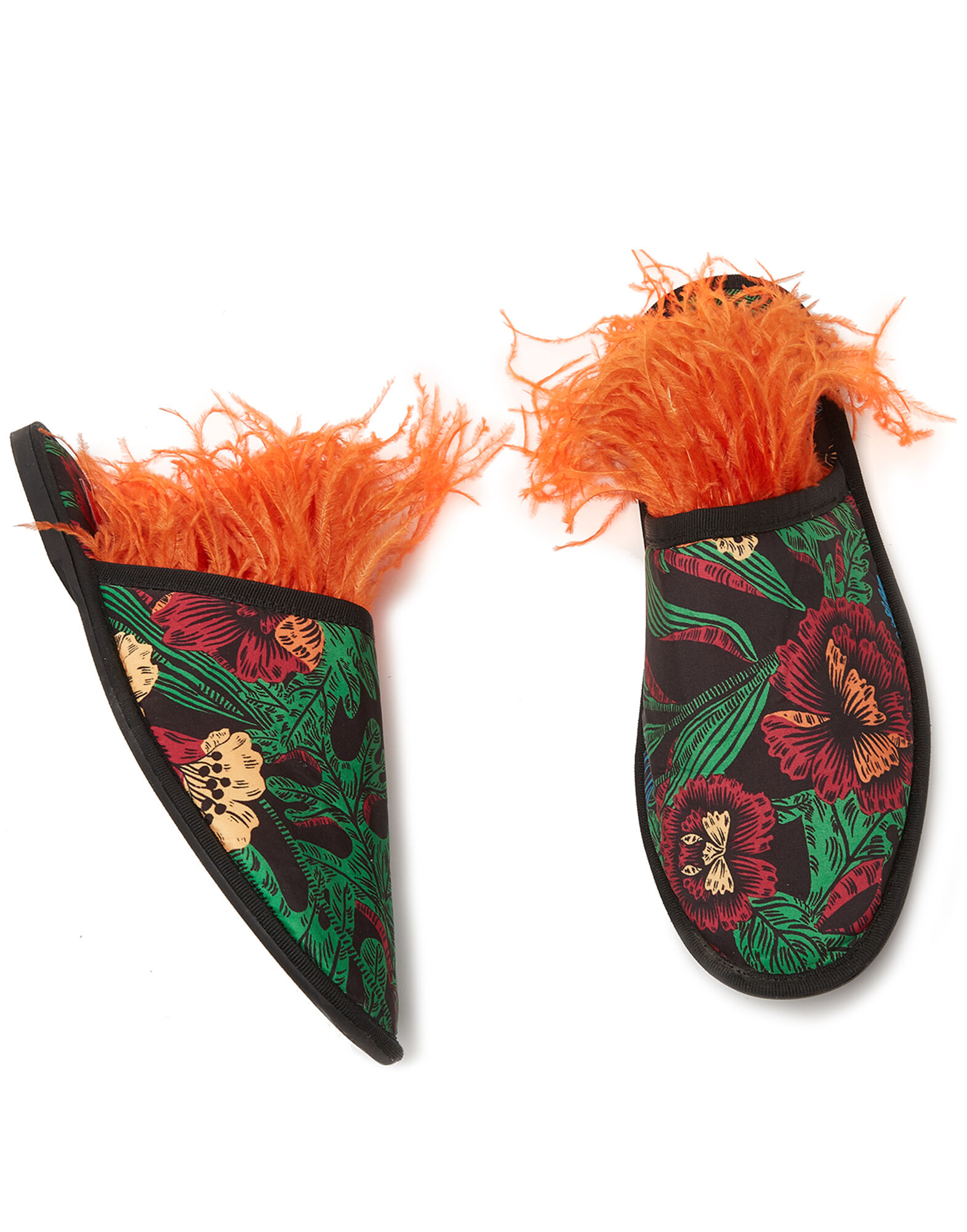 La DoubleJ Boudoir Slipper Night Garden SHO0008FAI001GAR0001