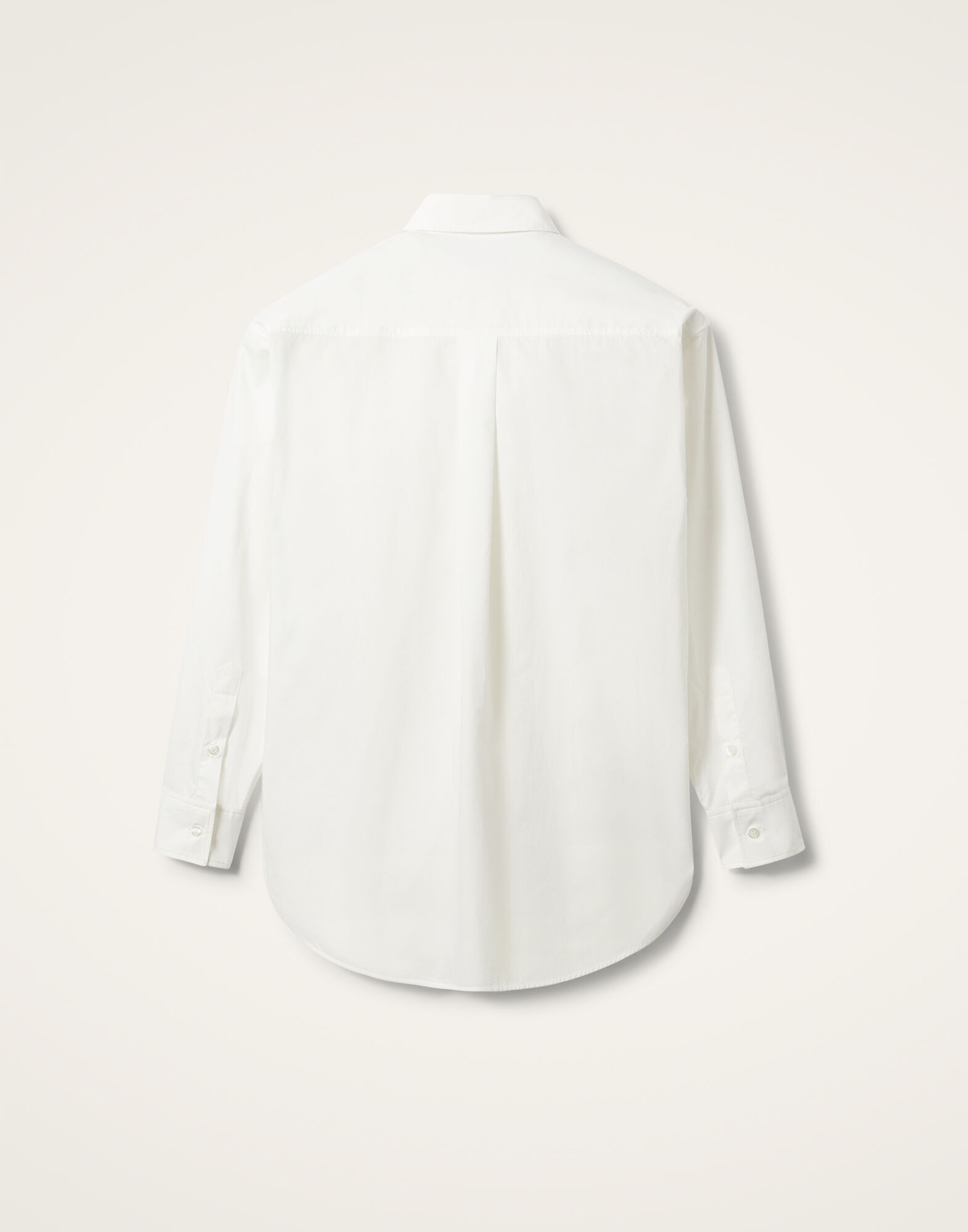 La DoubleJ Lacey Better Than Your Boyfriend's Shirt Solid Ivory SHI0100EMB035SOLIDWH04