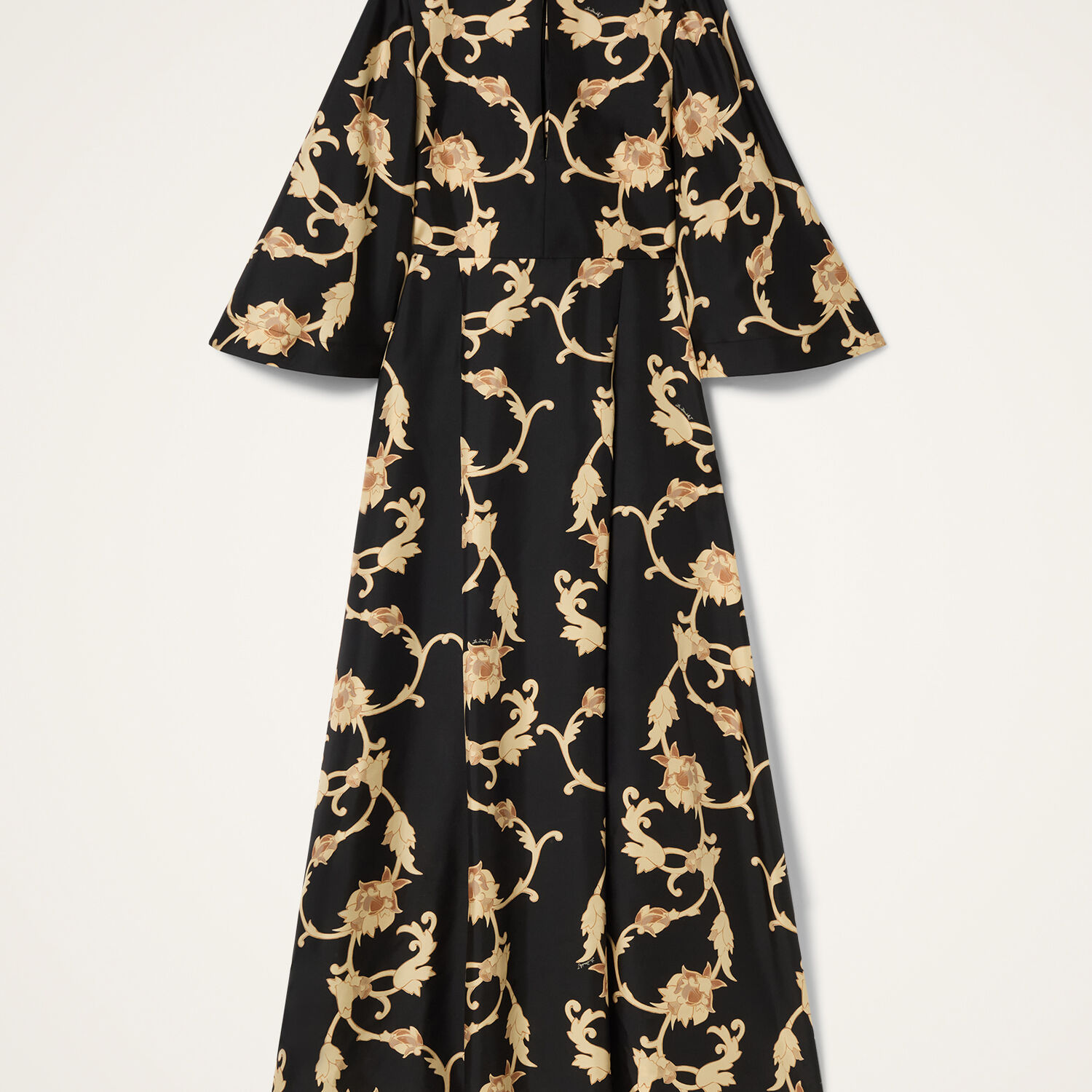 La Doublej Belle Kaftan In Buttercup Black