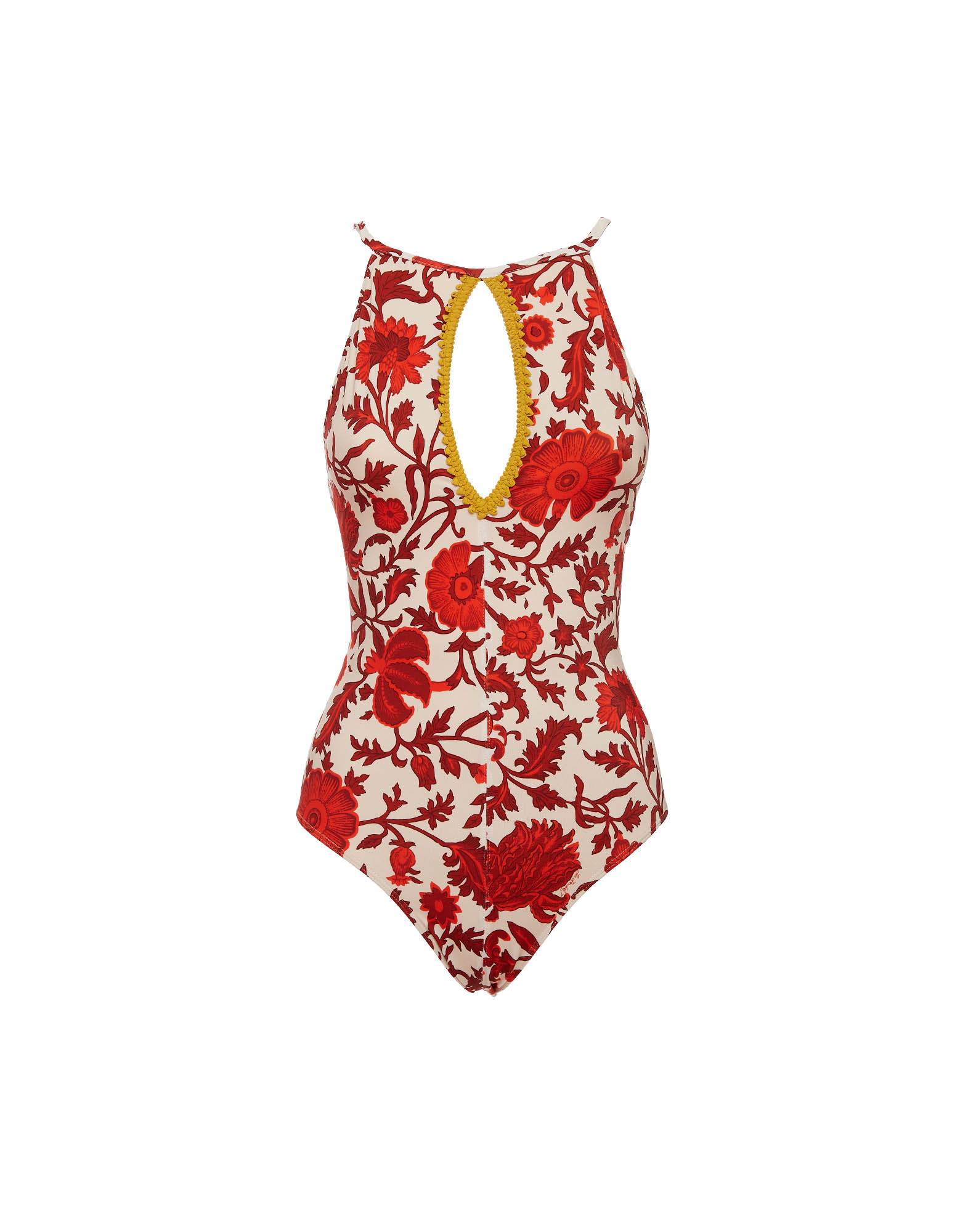 Red carter off the shoulder one piece online