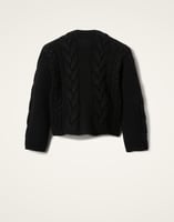 La DoubleJ Portrait Cardigan La DoubleJ Portrait Cardigan Solid Black PUL0211KNI120VA271BL01
