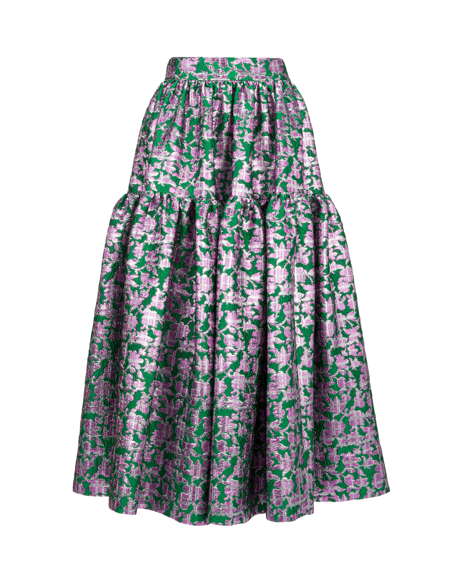 LaDoubleJ Oscar Skirt Check Verde SKI0012JAC009CHE0002