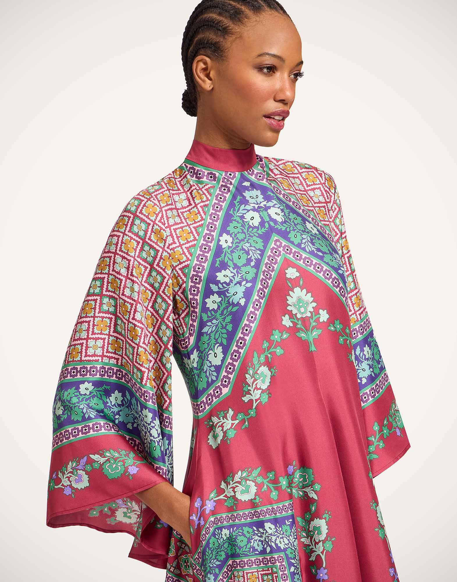 La DoubleJ Magnifico Dress Regalia Plac&eacute;e Red DRE0232SIL006REG02RE01