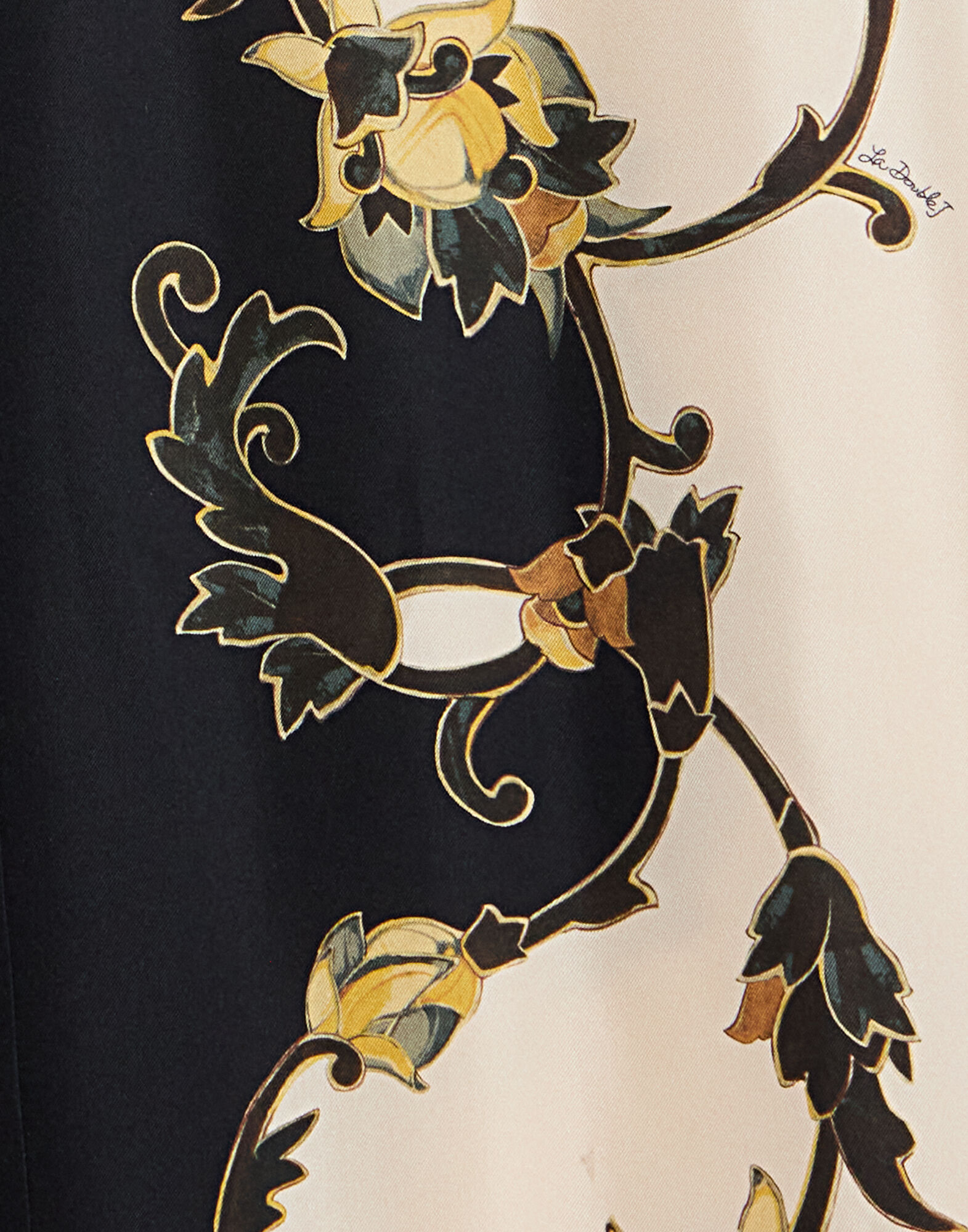 La DoubleJ Club Pants Buttercup Plac&eacute;e Black TRO0210SIL001BTC03BL01