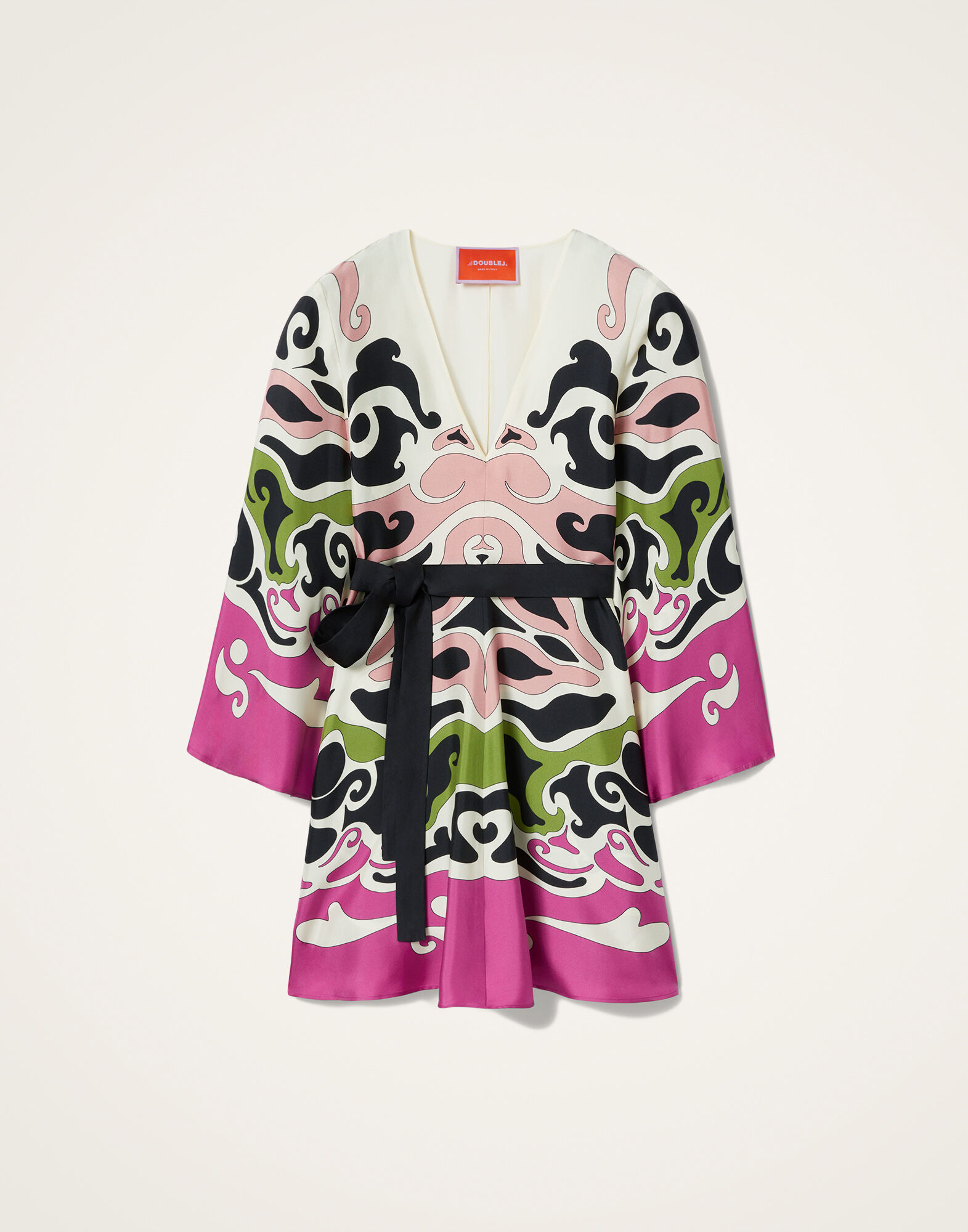 La DoubleJ Mini Magnifico Dress Phoenix Plac&eacute;e Pink DRE0575SIL006PHO01PI01