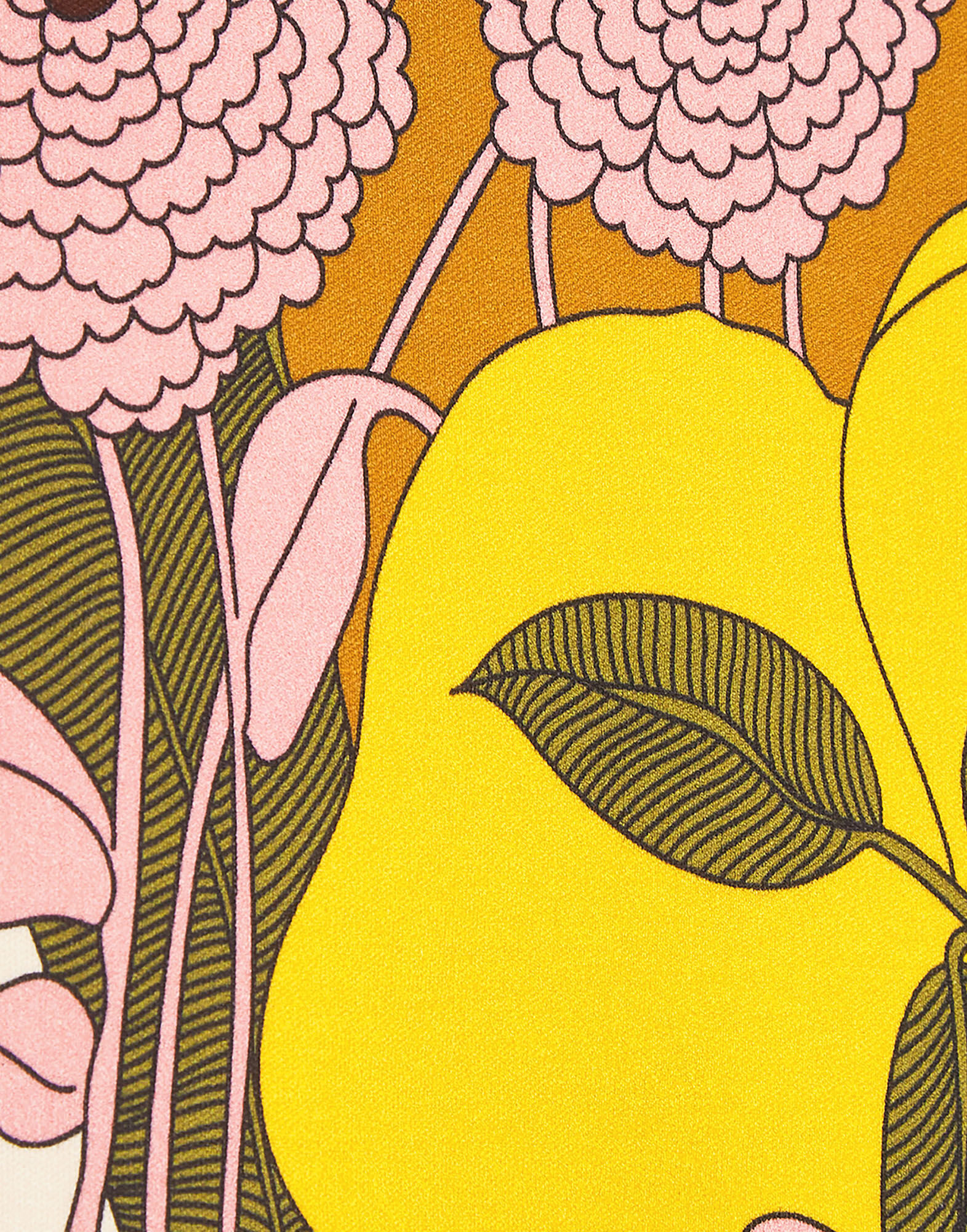 La DoubleJ Meditation Poncho Big Flower Rose TOP0055INT001BFL03PI01