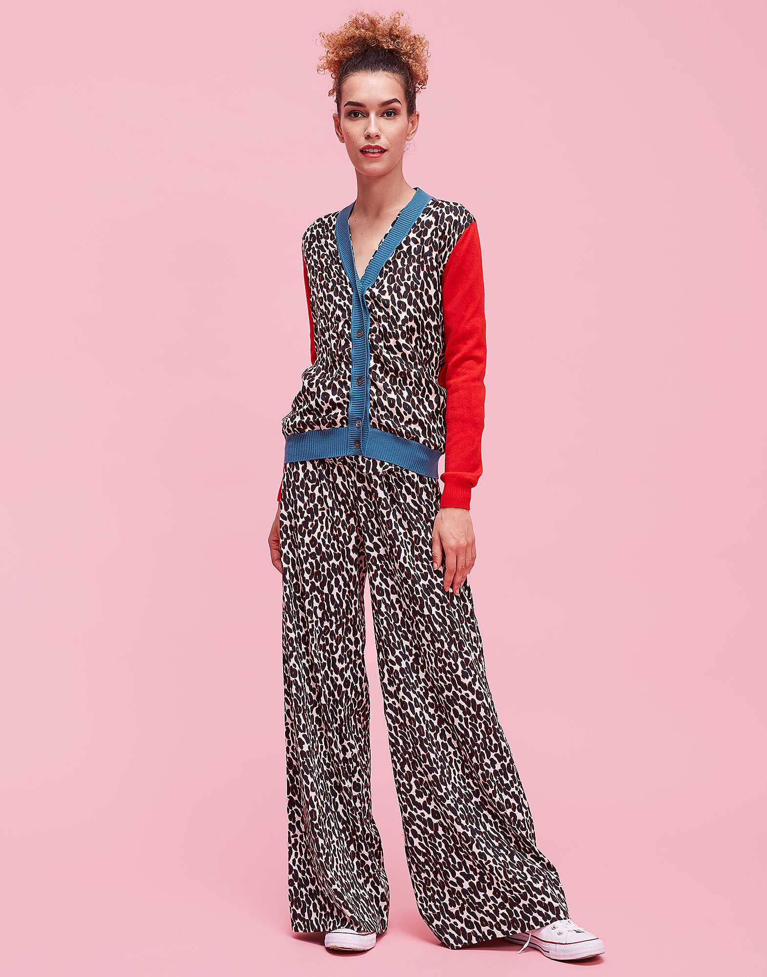 LaDoubleJ Gemini Cardigan Leopard PUL0005KNI005LEO0001