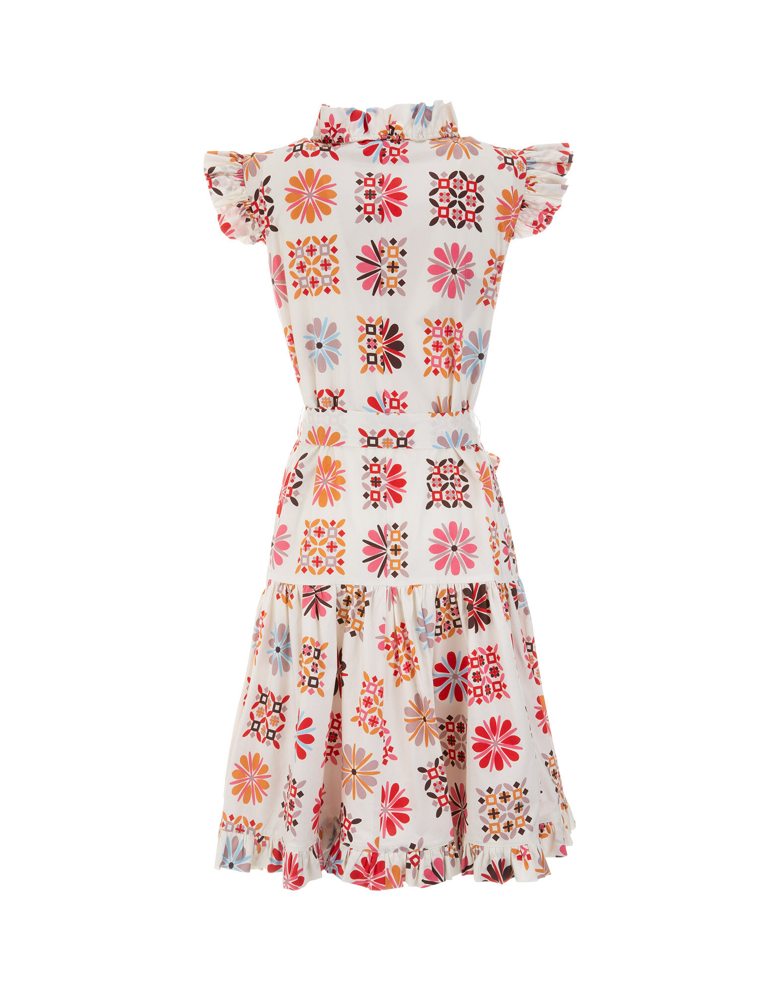 LaDoubleJ Short And Sassy Dress Vetrata Bianco DRE0003COT001VET0002