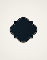 La DoubleJ Medallion Placemats Set Of 2 La DoubleJ Medallion Placemats Set Of 2 Solid Navy PMT0028ACR003SOLIDBU06