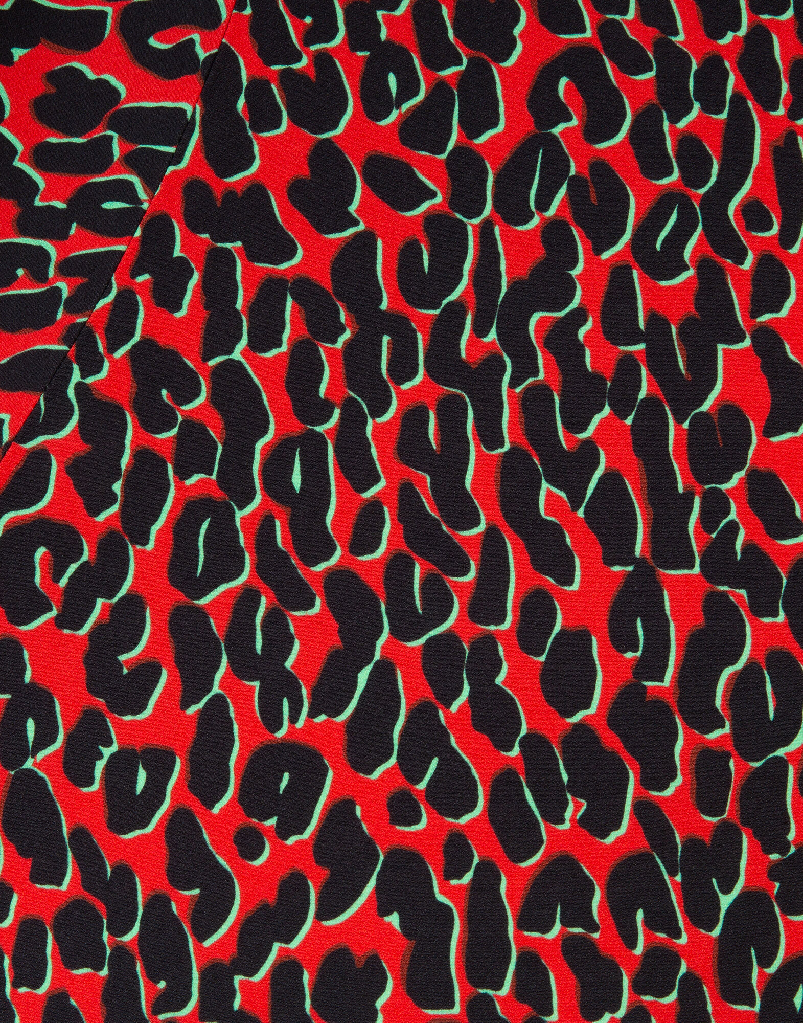 LaDoubleJ Martha Skirt Leopard Rosso SKI0025SAB001LEO0002