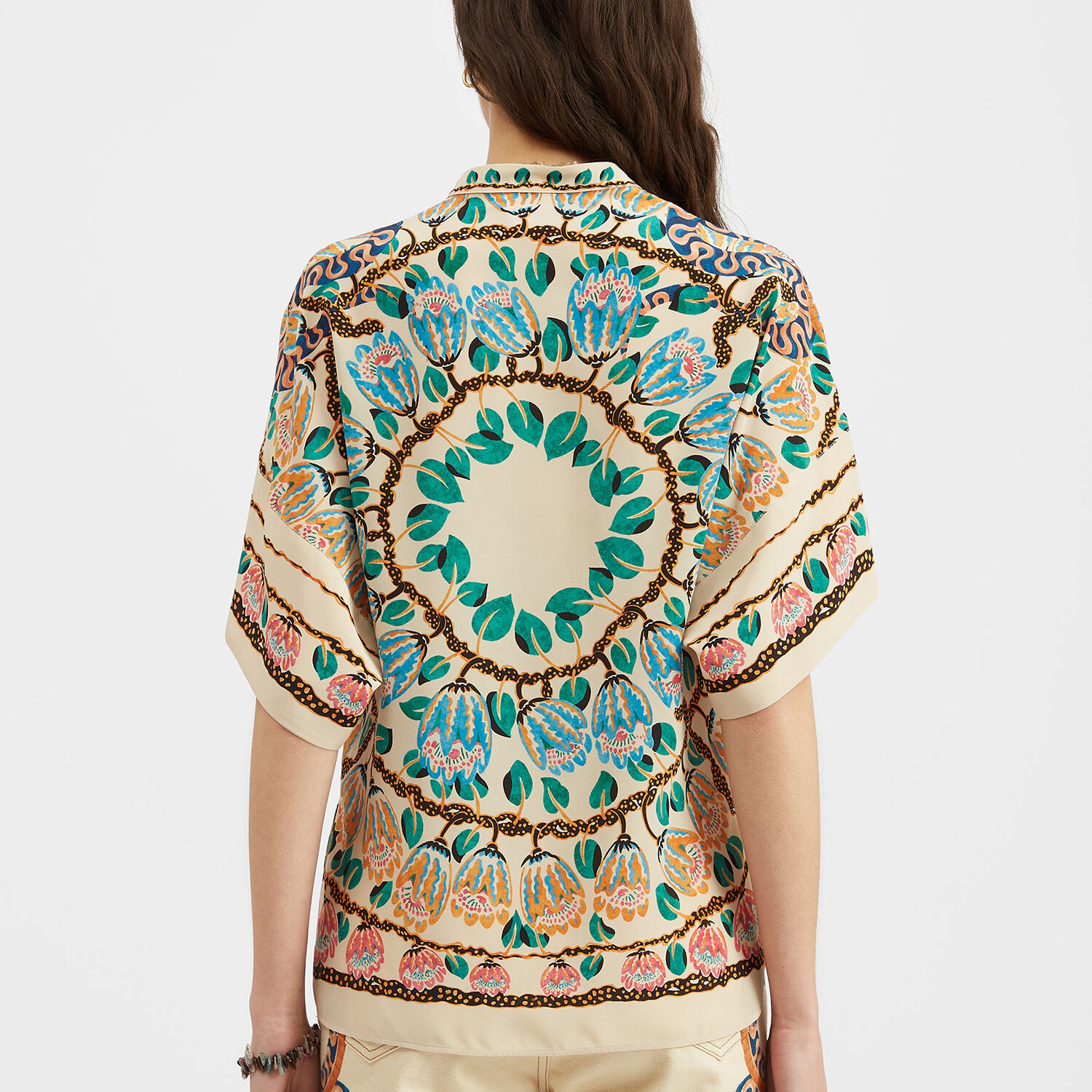 La Doublej Estelle Blouse In Eve Ecru