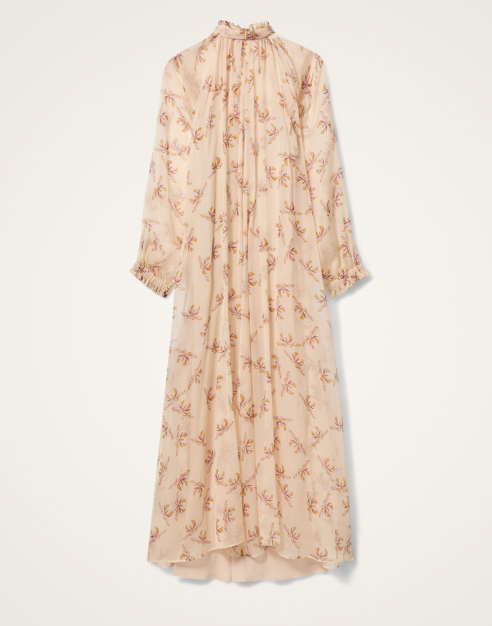 La DoubleJ Cerere Dress Farfalla Buttercream DRE1061SIL024FAR08WH09