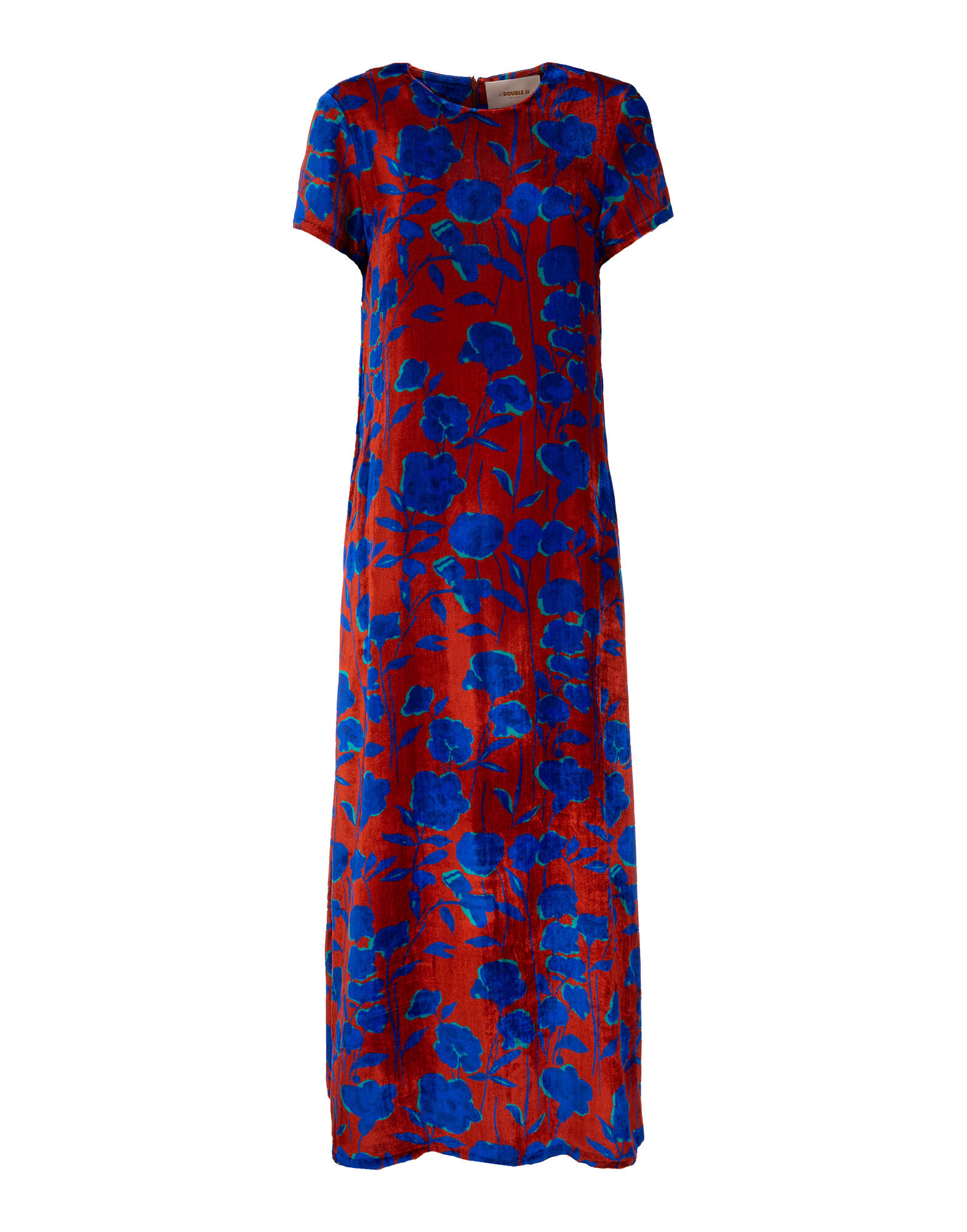 LaDoubleJ Swing Dress Devon Bordeaux DRE0001VEL004DEV0002