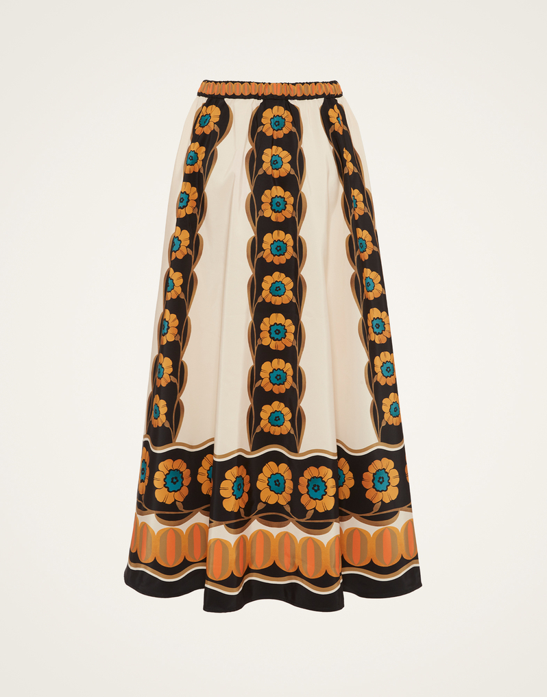 La DoubleJ Drawstring Skirt La DoubleJ Drawstring Skirt Daisychain Placée Orange SKI0106FAI002ROP04OR02