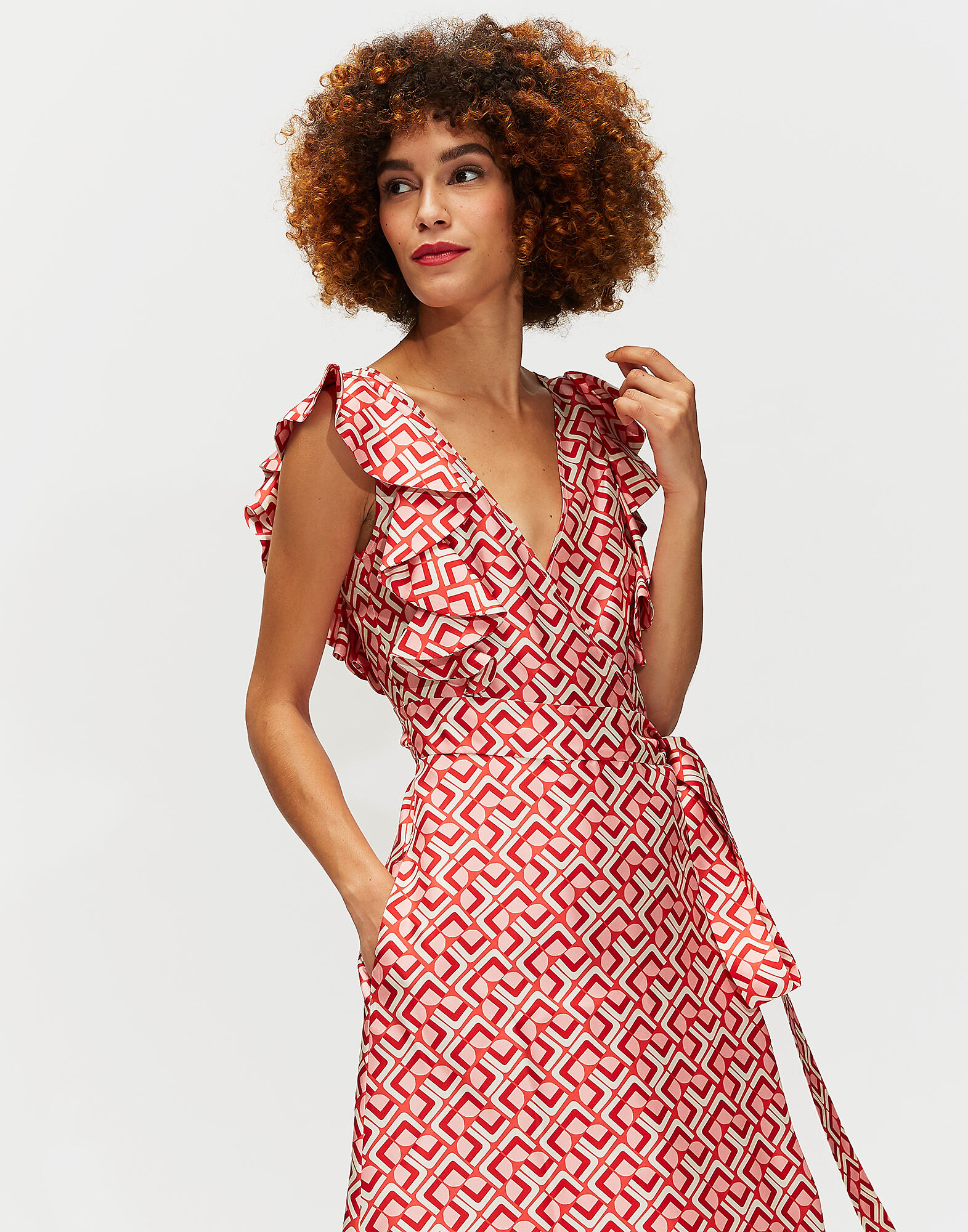 LaDoubleJ Wedding Guest Dress Domino Valentino DRE0035SIL001DOM0003