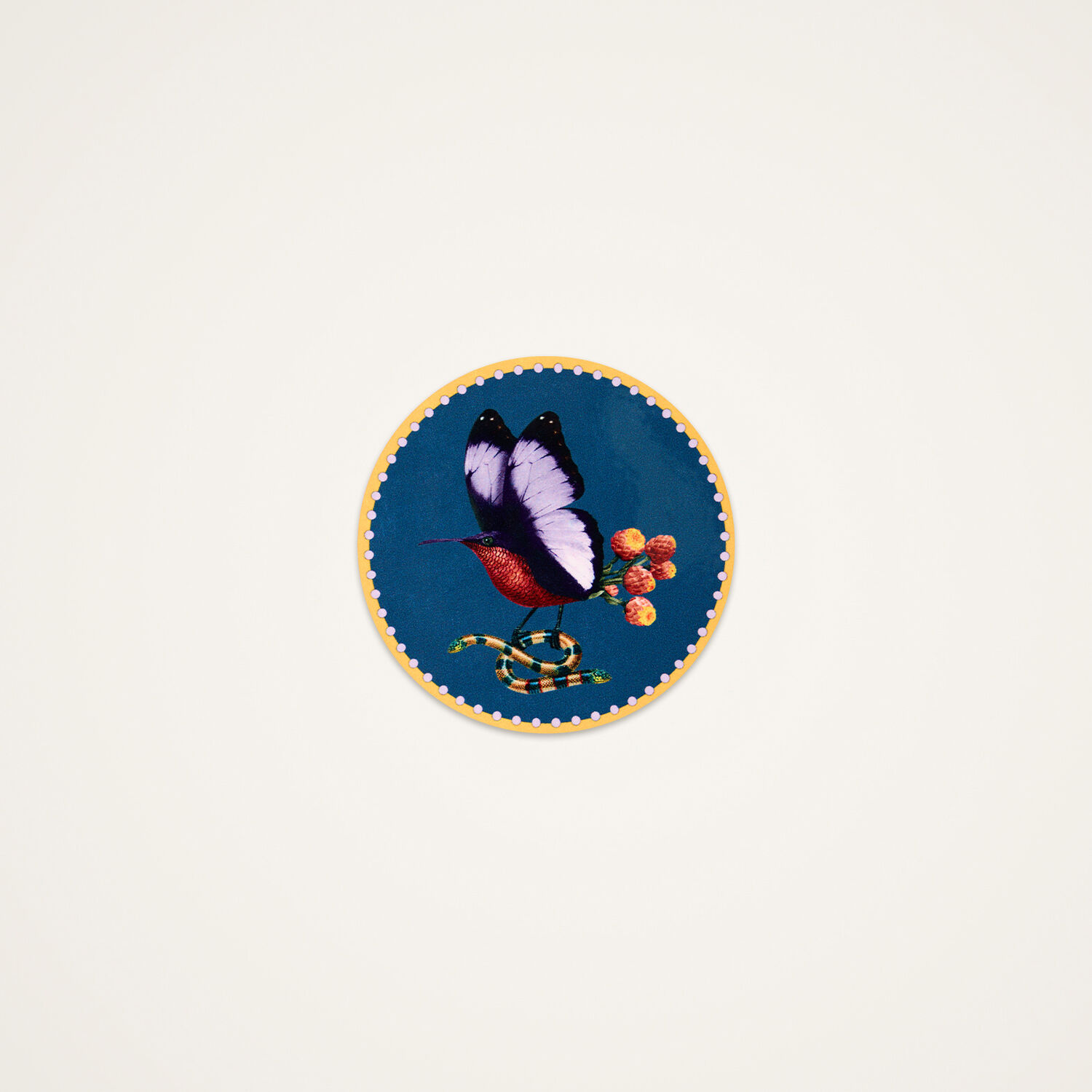 La Doublej Disk Coasters Set Of 4 In Multi
