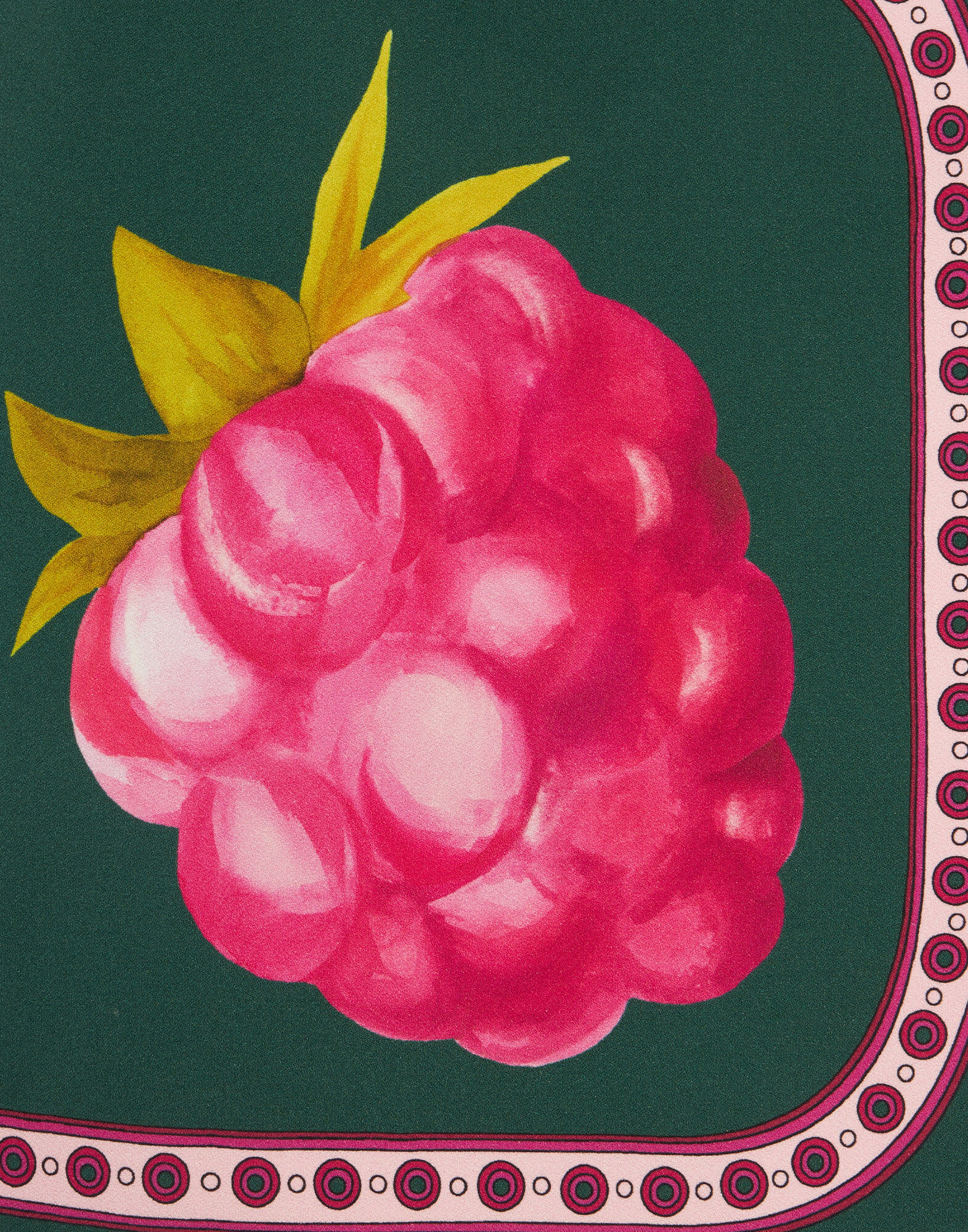 La DoubleJ Foulard Mini Skirt Lampone Plac&eacute;e Emerald SKI0110VIS011FMB06GR04