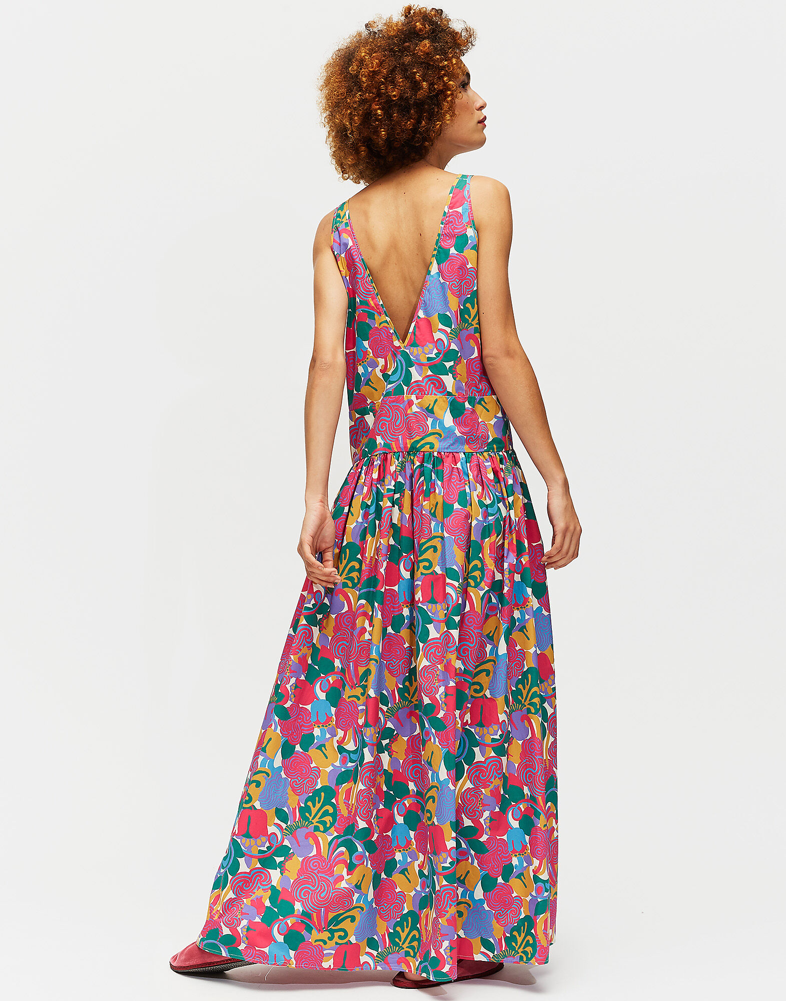 LaDoubleJ Aperitivo Oversized Dress Zoo Rosa DRE0033COT001ZOO0002