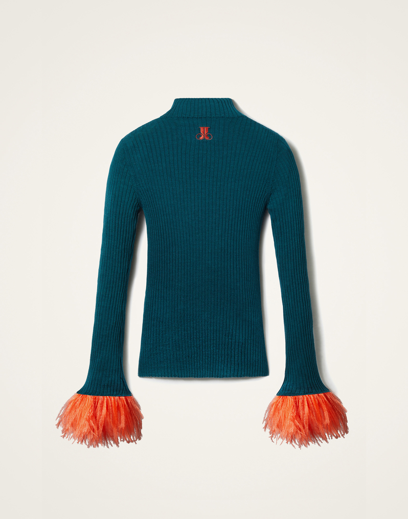 La DoubleJ High Kick Top La DoubleJ High Kick Top Blue PUL0167KNI091VA196BU05