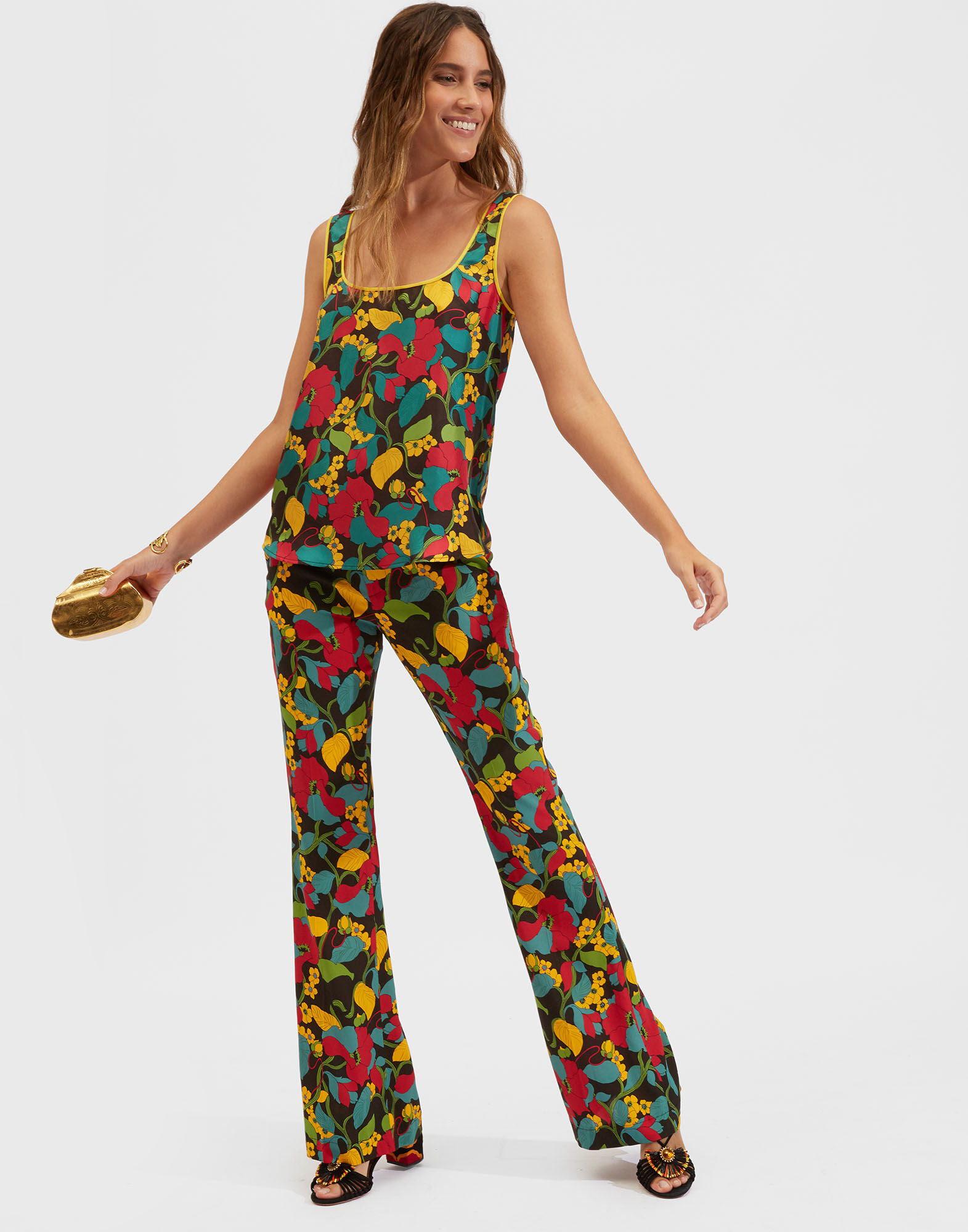 La DoubleJ Twirl Top Vines TOP0085SIL001VIN0001