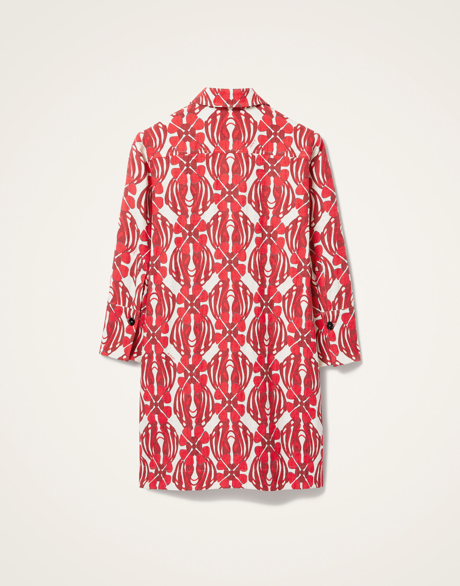 La DoubleJ Short Artemis Dress Clover Red DRE0180COT005CLO05RE01