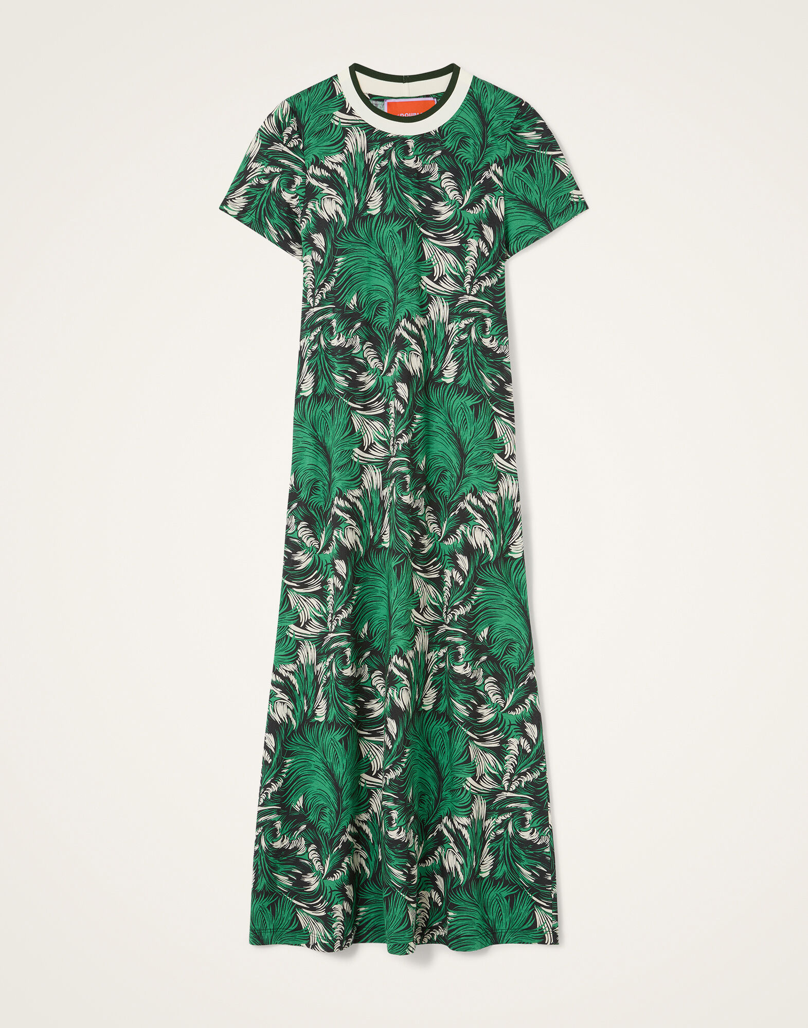 La DoubleJ Sporty Swing Dress Quill Green DRE0247JER002QLL01GR02