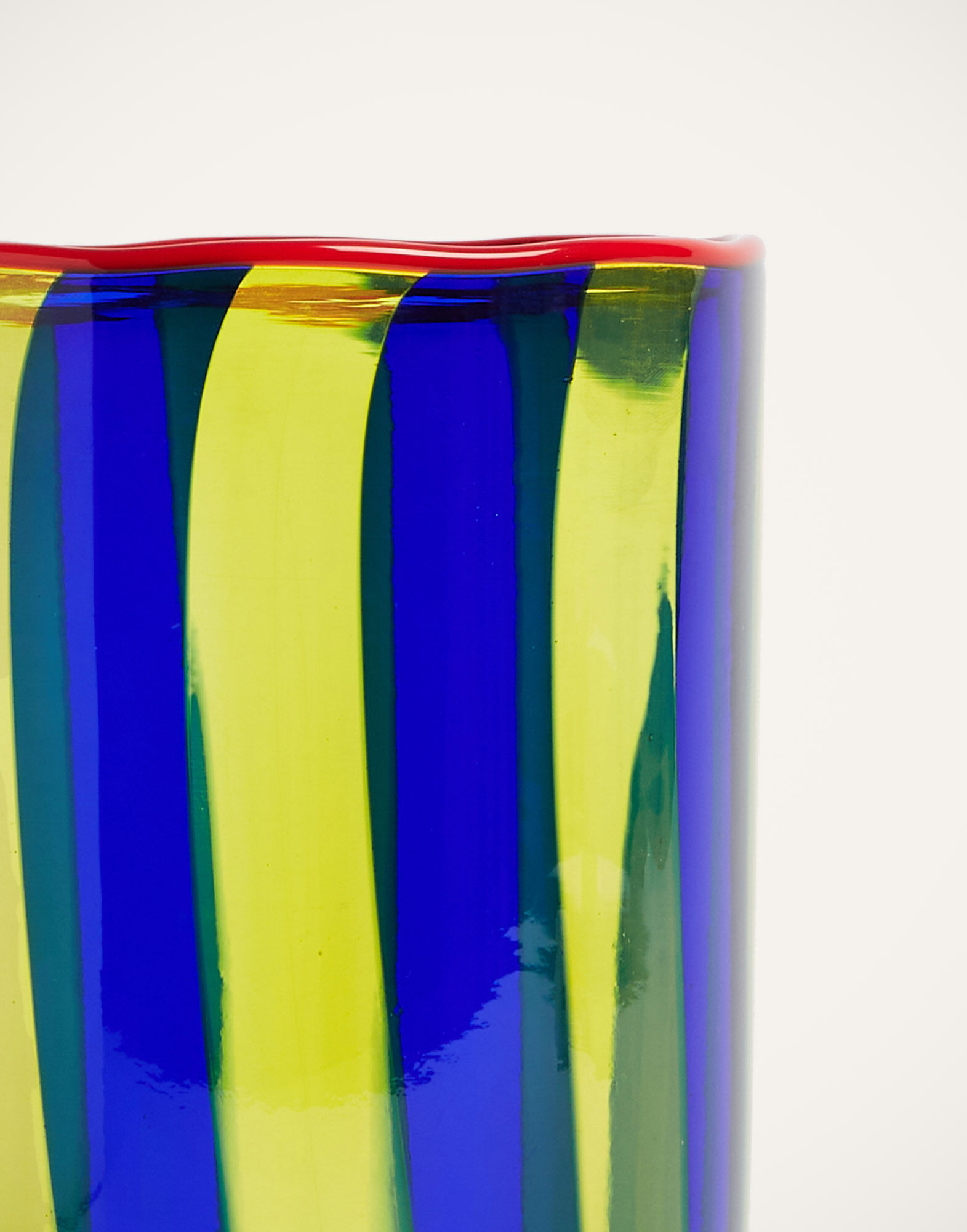 La DoubleJ Torretta Vase Blue VAS0021MUR001RIG14BU03