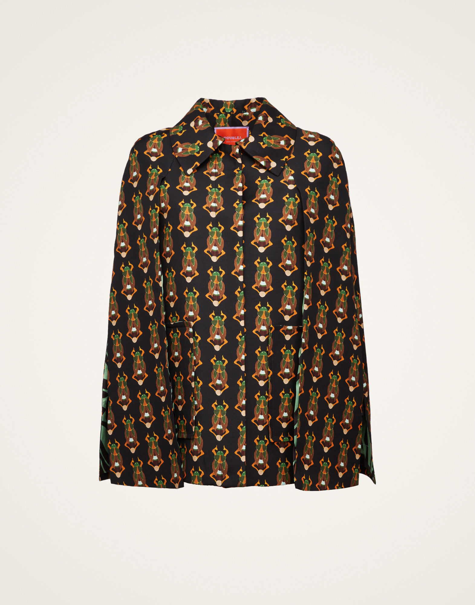 La DoubleJ Milano Mini Cape Scarab Black JAC0072CAD001SCA01BL01