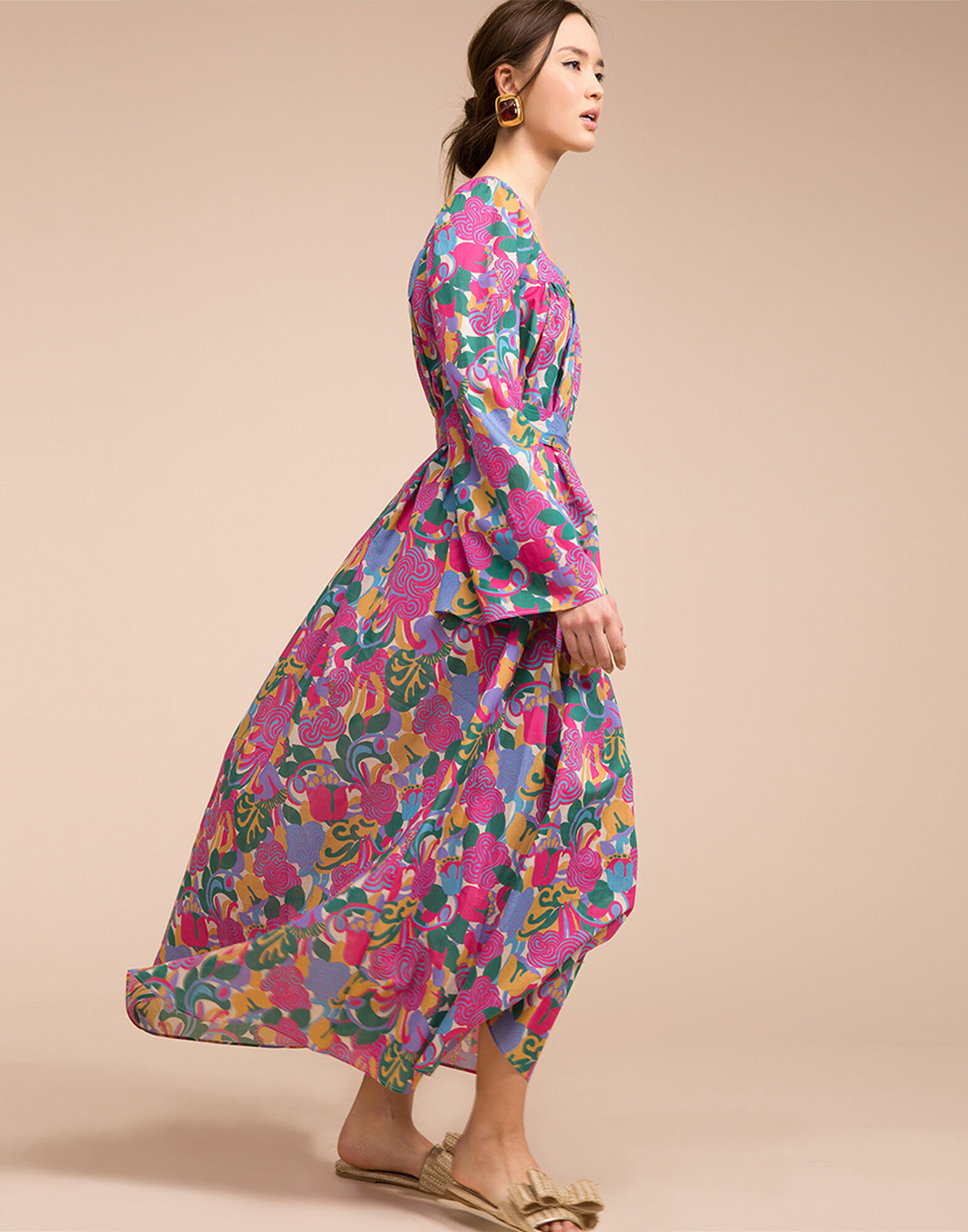 LaDoubleJ After Swim Dress Zoo Rosa DRE0032COT003ZOO0002