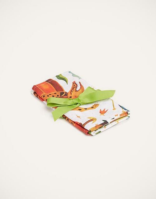 La DoubleJ Large Napkins Set Of 2 La DoubleJ Large Napkins Set Of 2 Jungle Book NAP0006LIN001HLE0023