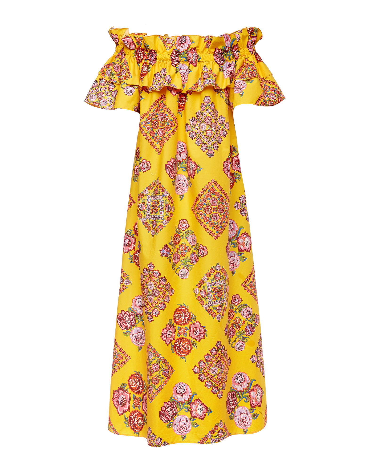 La DoubleJ Breakfast Dress Cowgirl Giallo DRE0331COT001COW0003