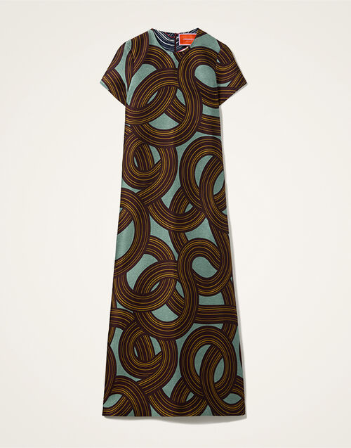 La DoubleJ Swing Dress Montecarlo Dusty Blue DRE0001JCQ097MTC02BU13