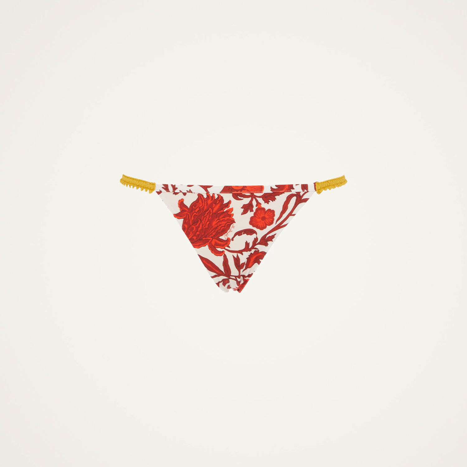 La Doublej Fonda Bottom In Dragonflower Mini Red