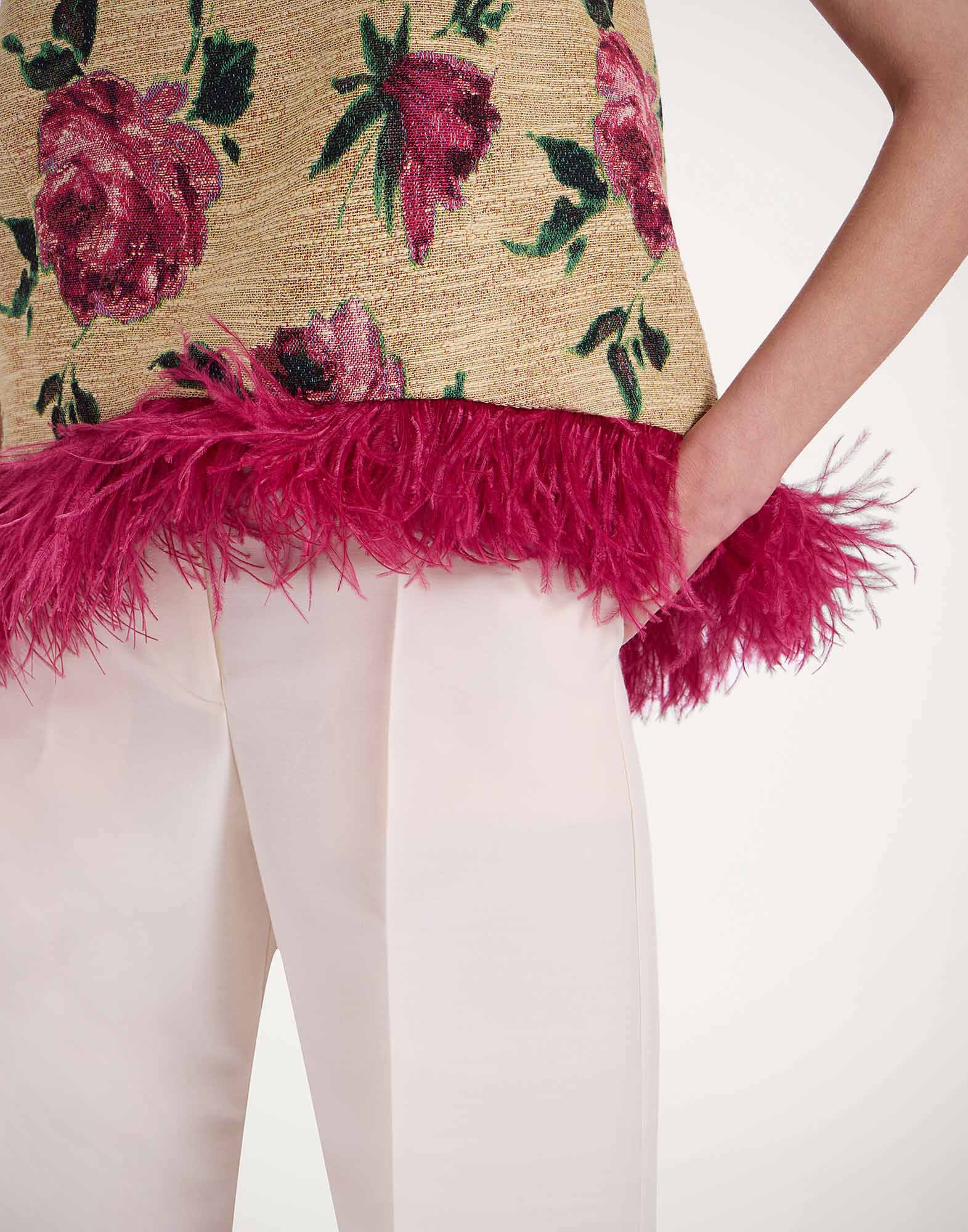 La DoubleJ Let Loose Pants Solid Ivory TRO0149CAD001SOLIDWH04