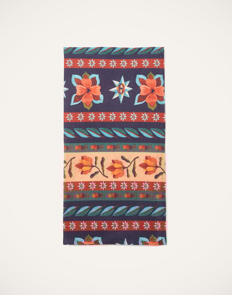 La DoubleJ Large Napkins Set Of 2 La DoubleJ Large Napkins Set Of 2 Strisce NAP0006LIN001STR0004