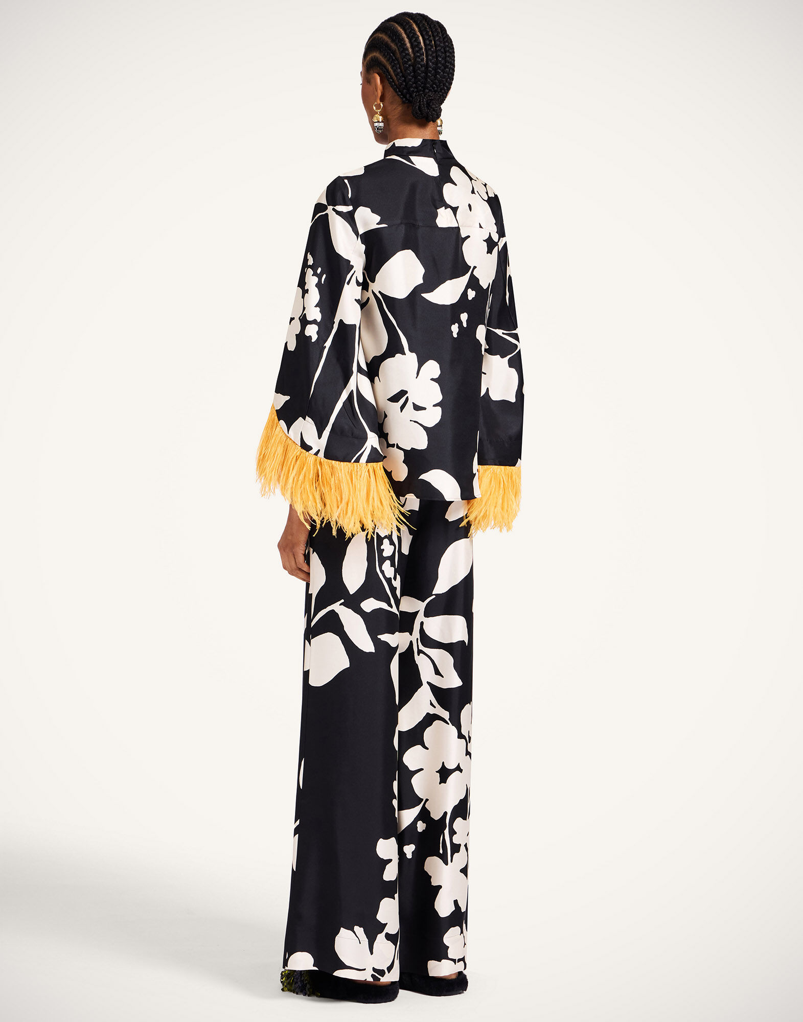 La DoubleJ Palazzo Pants Winter Jasmine TRO0003SIL001WIJ01BL01