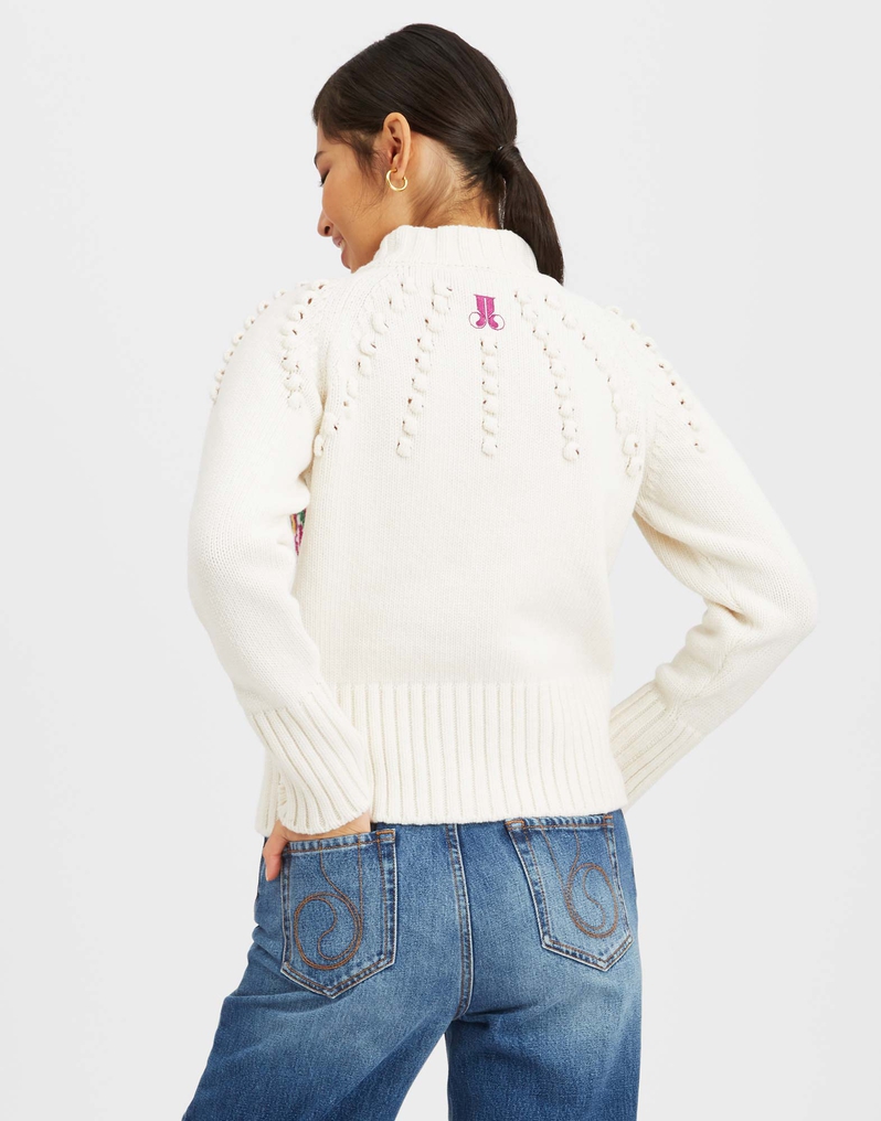 La DoubleJ Ski Lift Sweater La DoubleJ Ski Lift Sweater Arcturus Placée White PUL0187KNI103VA223WH01