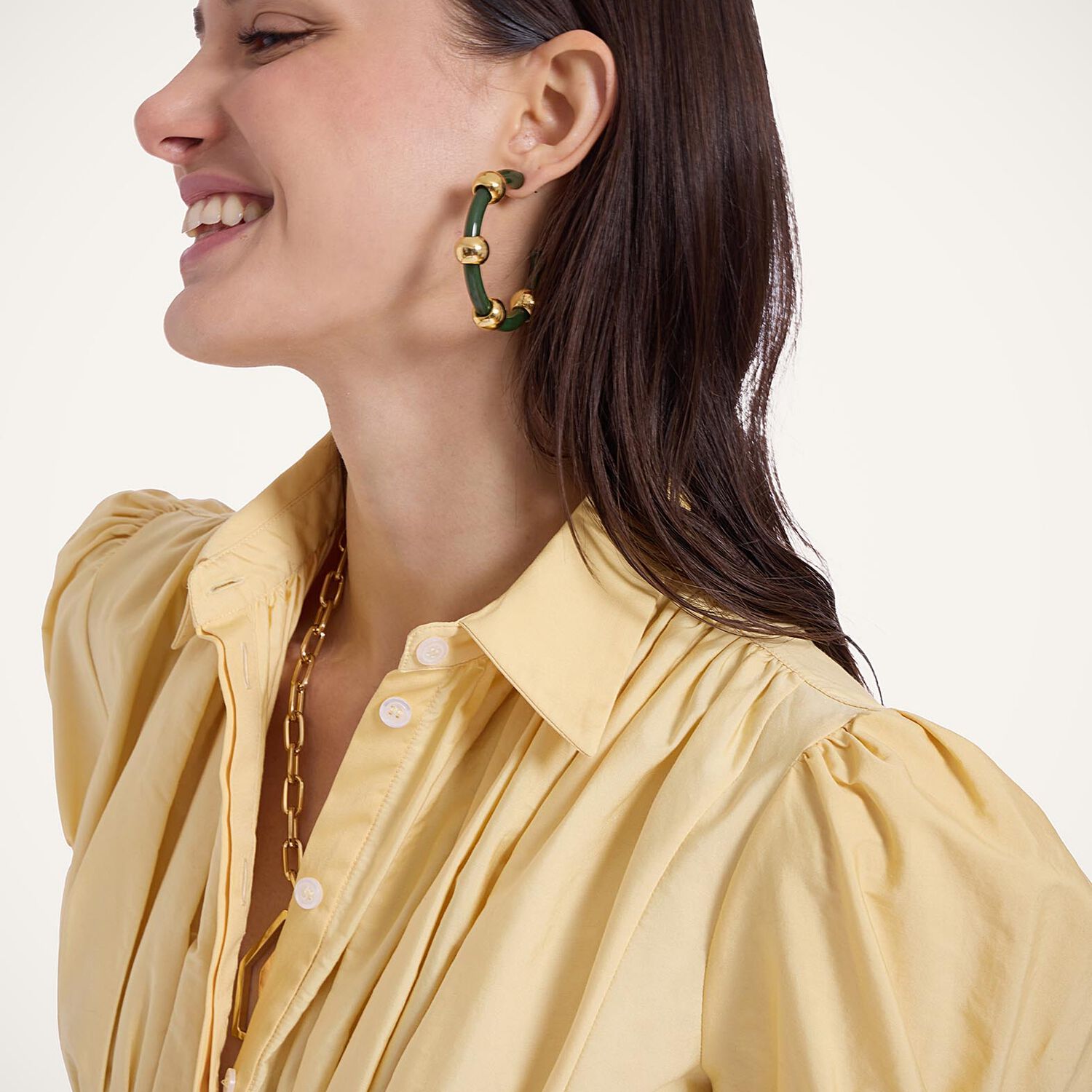 La Doublej Franca Shirt In Eclipse Light Yellow