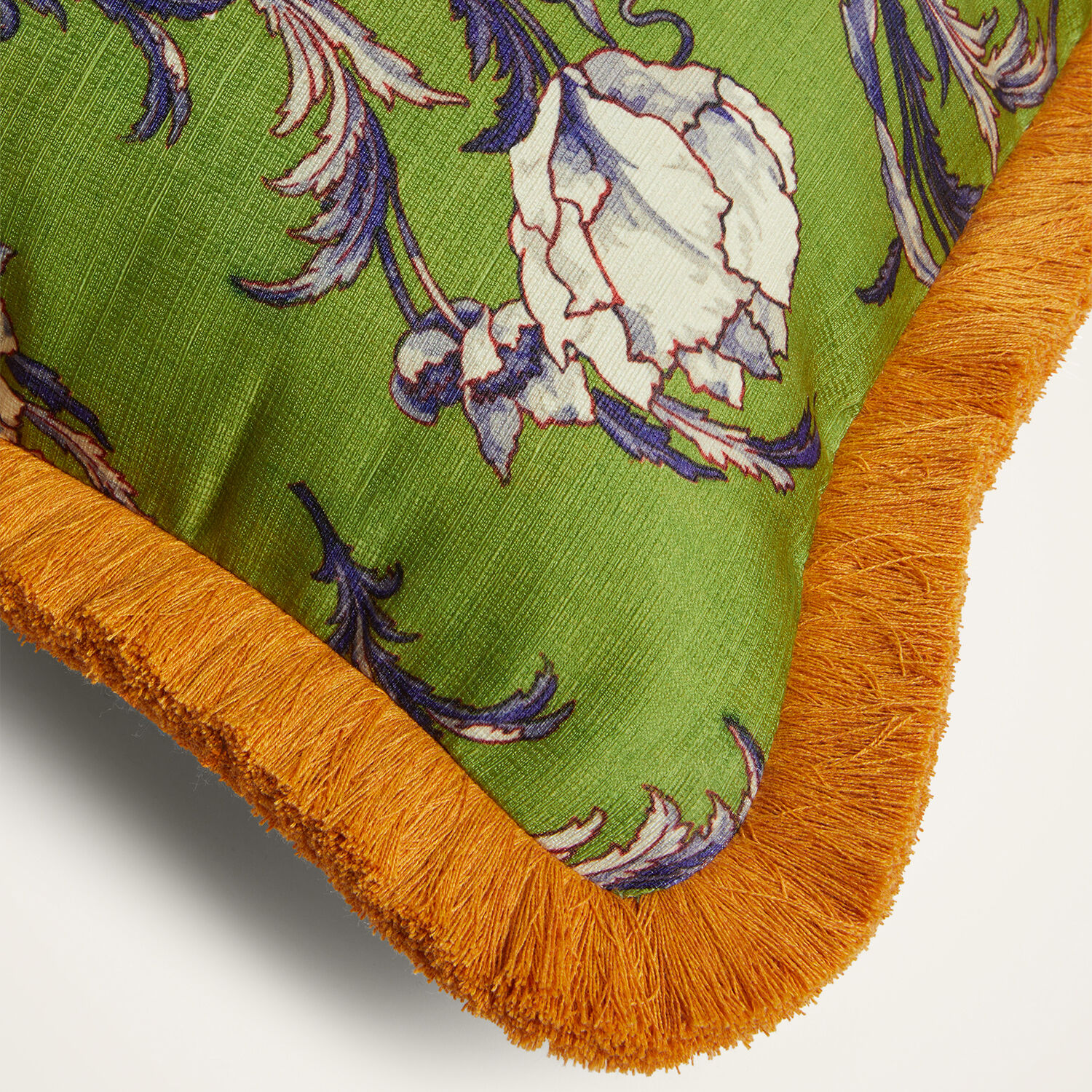  La Doublej Cushions & Poufs Gend - Outdoor Cushion (60x60) Nymph Bloom Fiesole Green One Size 100% Polyester 