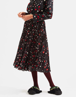 LaDoubleJ Soleil Skirt LaDoubleJ Soleil Skirt Cuori Nero SKI0041DBG001CUO0002