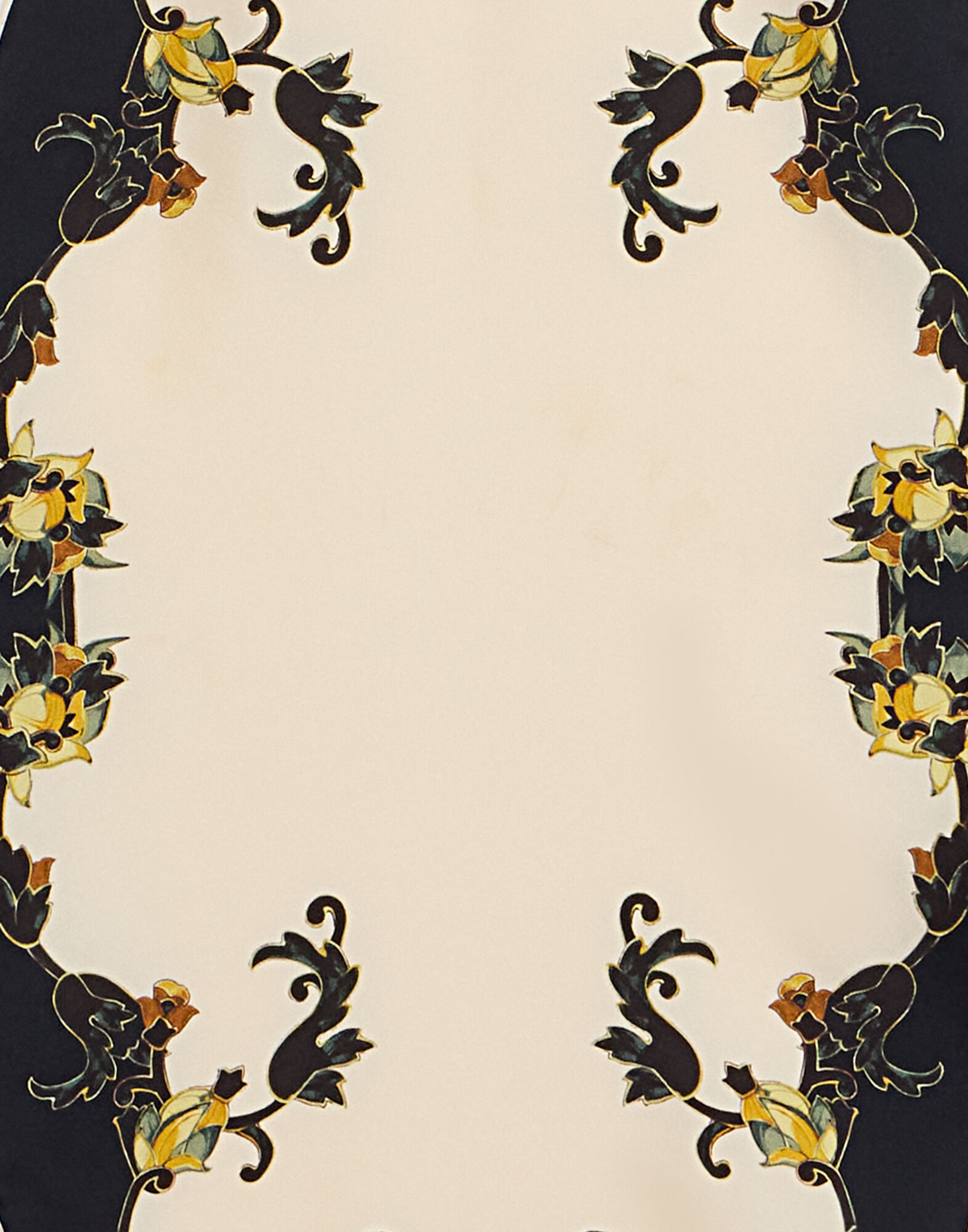 La DoubleJ Diamond Scarf Buttercup Plac&eacute;e Black SCA0105SIL006BTC03BL01