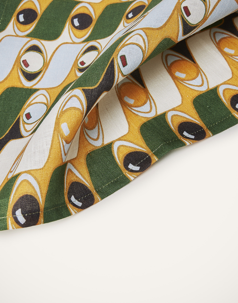 La DoubleJ Large Napkins Set Of 2 La DoubleJ Large Napkins Set Of 2 Third Eye NAP0006LIN001THE0001