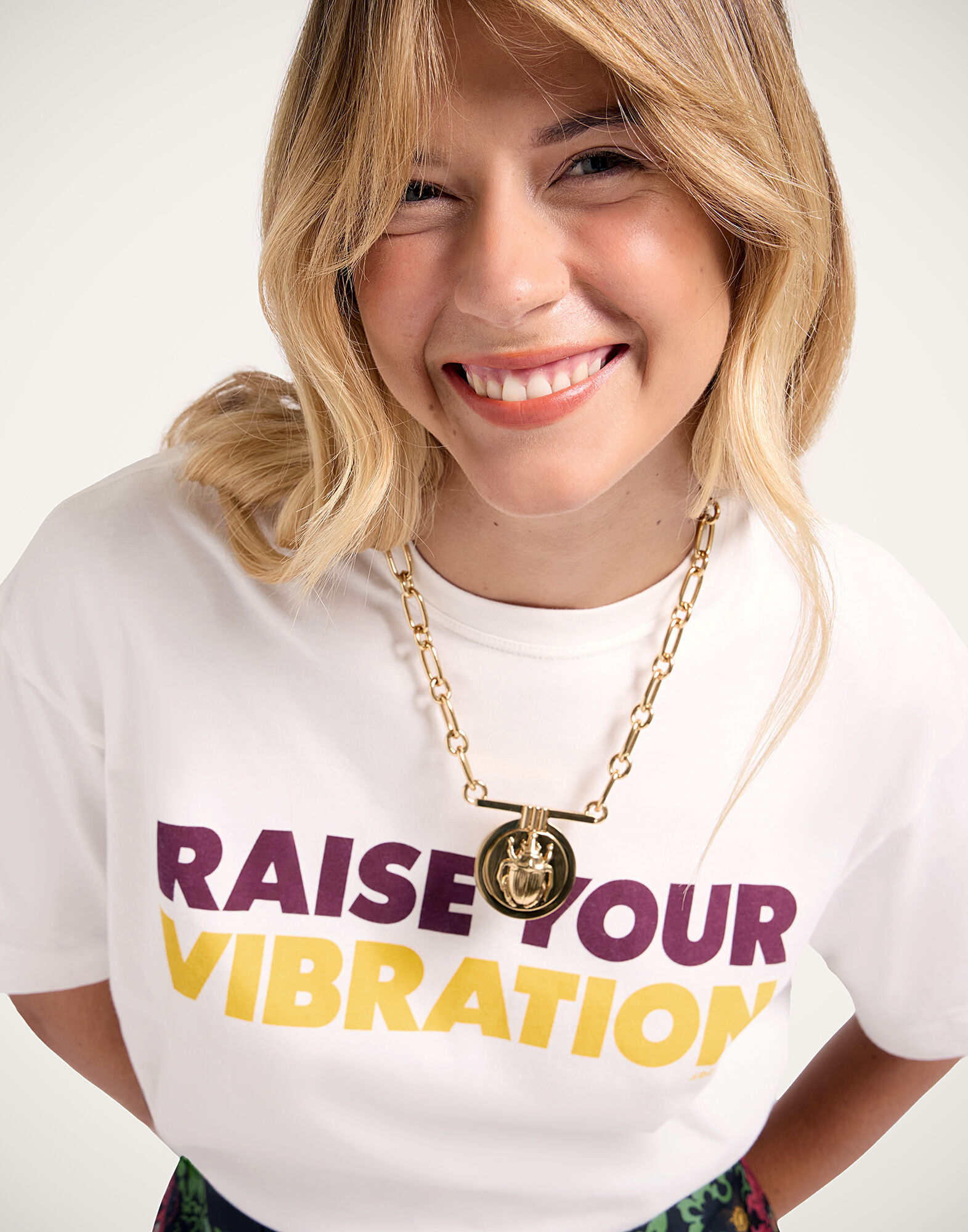 La DoubleJ House T-Shirt Off White TSH0020JER032SOP03WH05